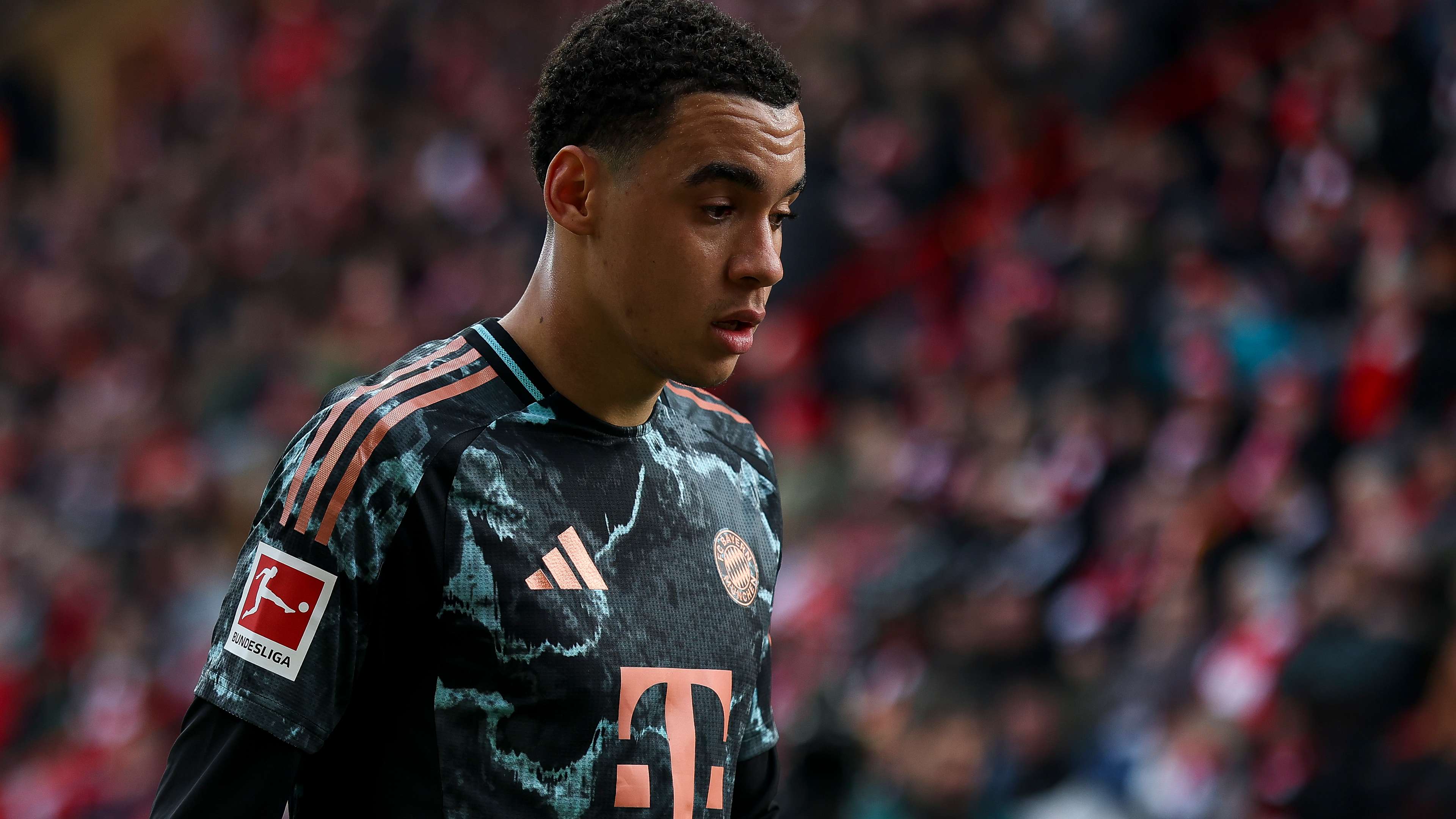 Musiala arrives at Germany camp sporting Amon-Ra Lions jersey  