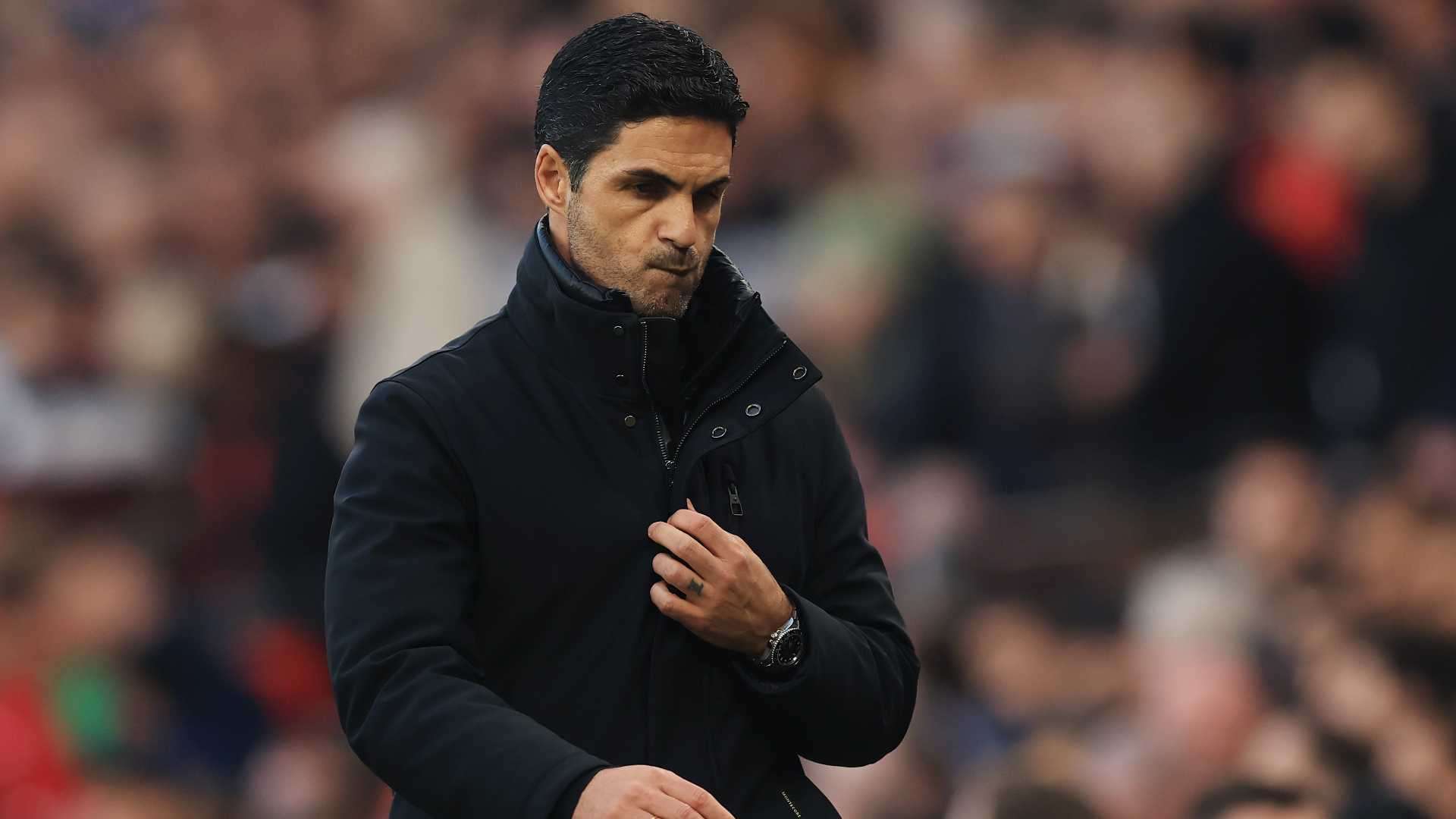 Arteta finally responds to title race question after Man Utd draw  