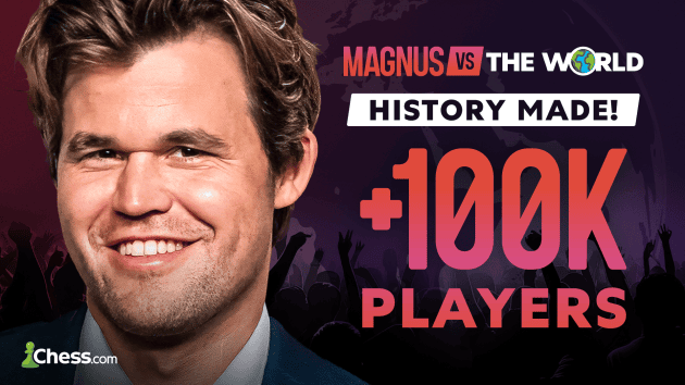 Magnus Vs. The World Hits 100,000 Participants, Breaks All-Time Record  