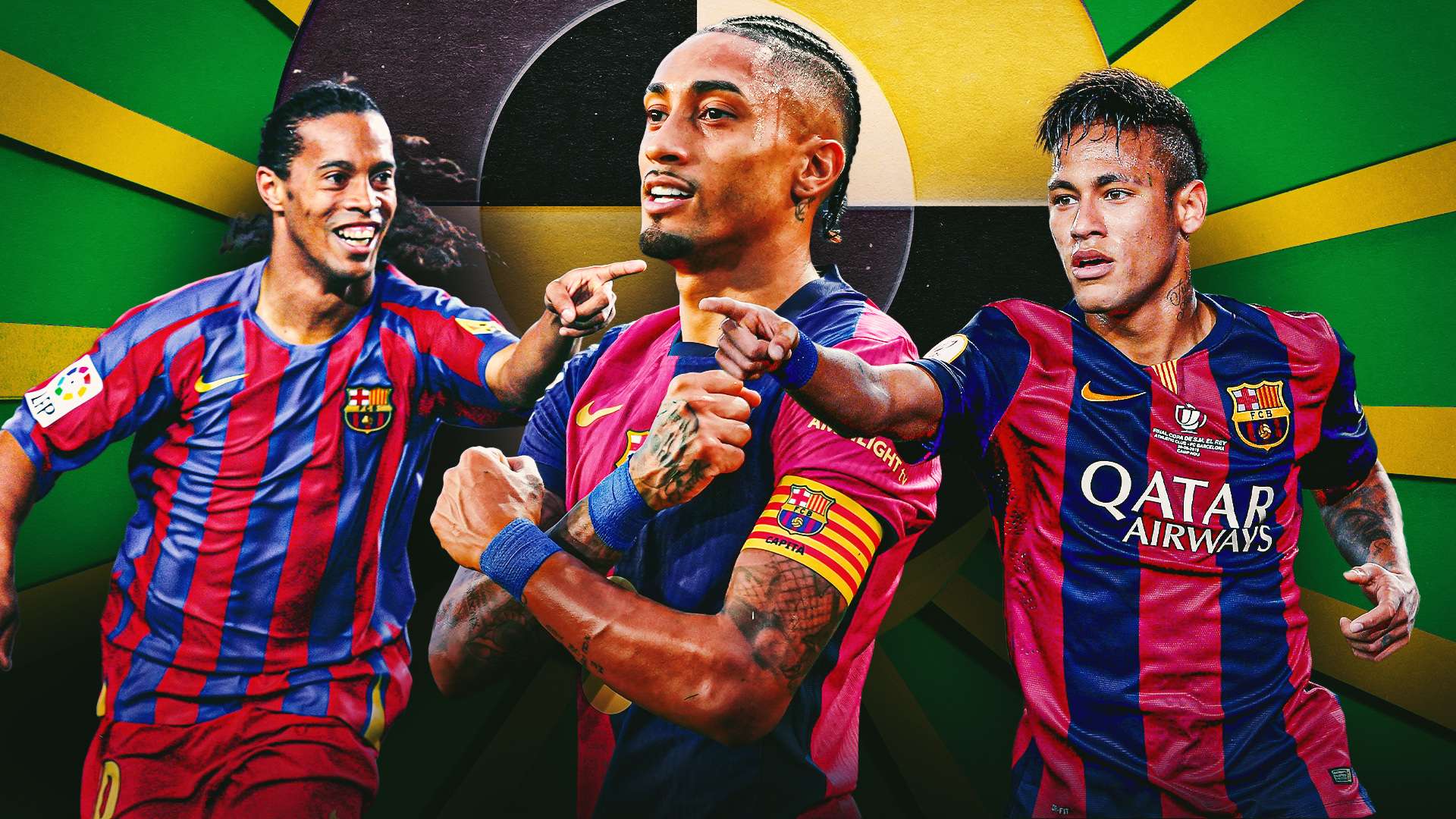 Where does Raphinha rank among Barca's best Brazilians?  