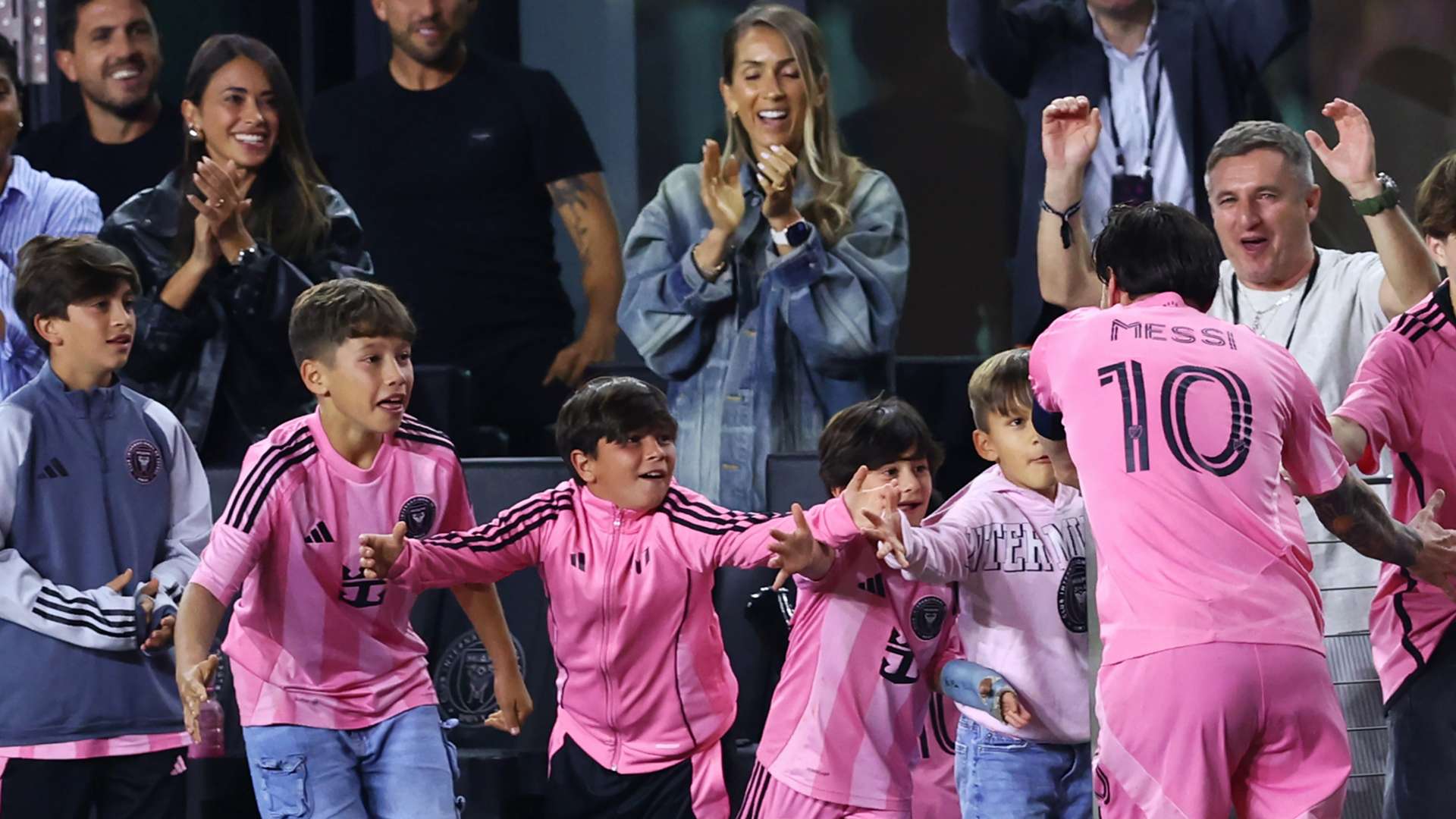 Messi's wife Antonela reveals touching family goal celebration  
