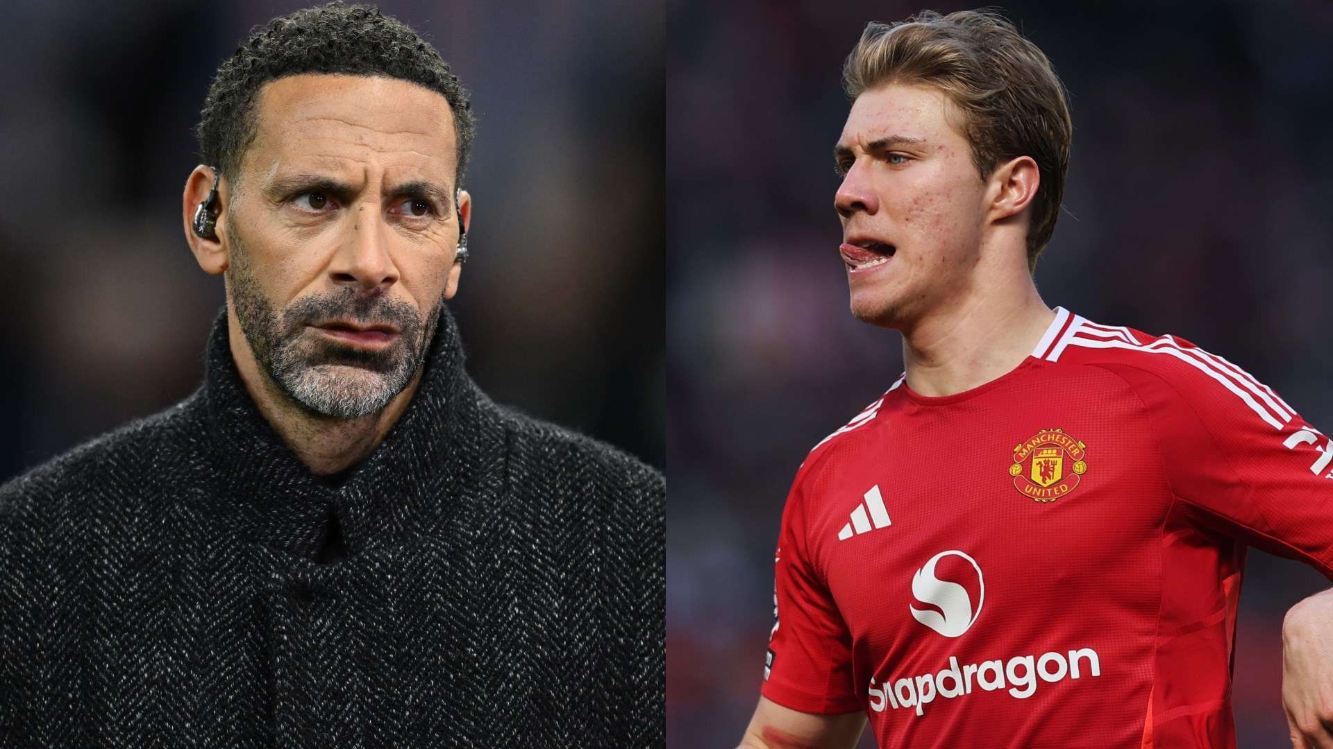 Ferdinand issues advice to struggling Hojlund  