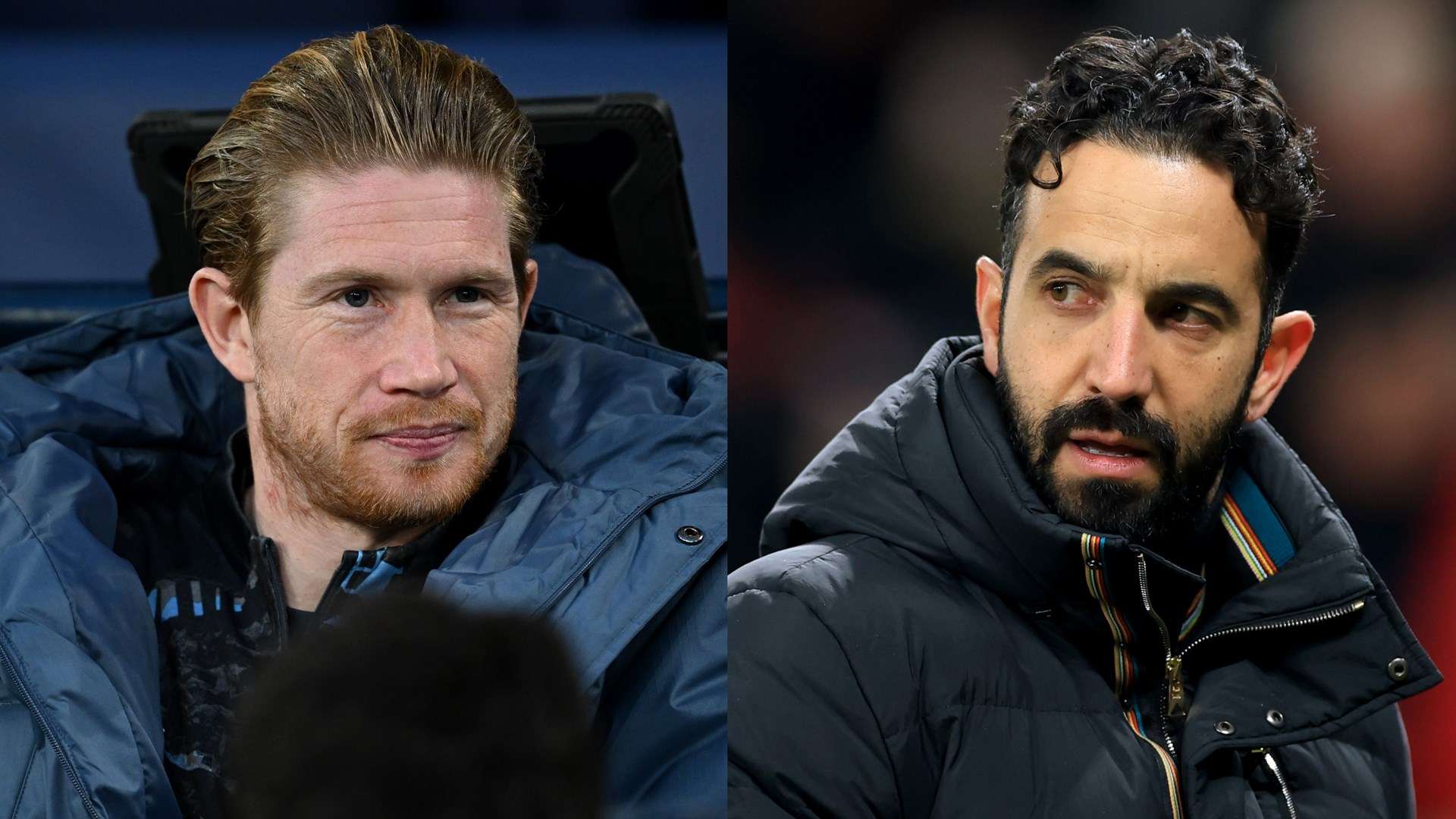 De Bruyne 'was on the wrong side of Manchester' claims Amorim  