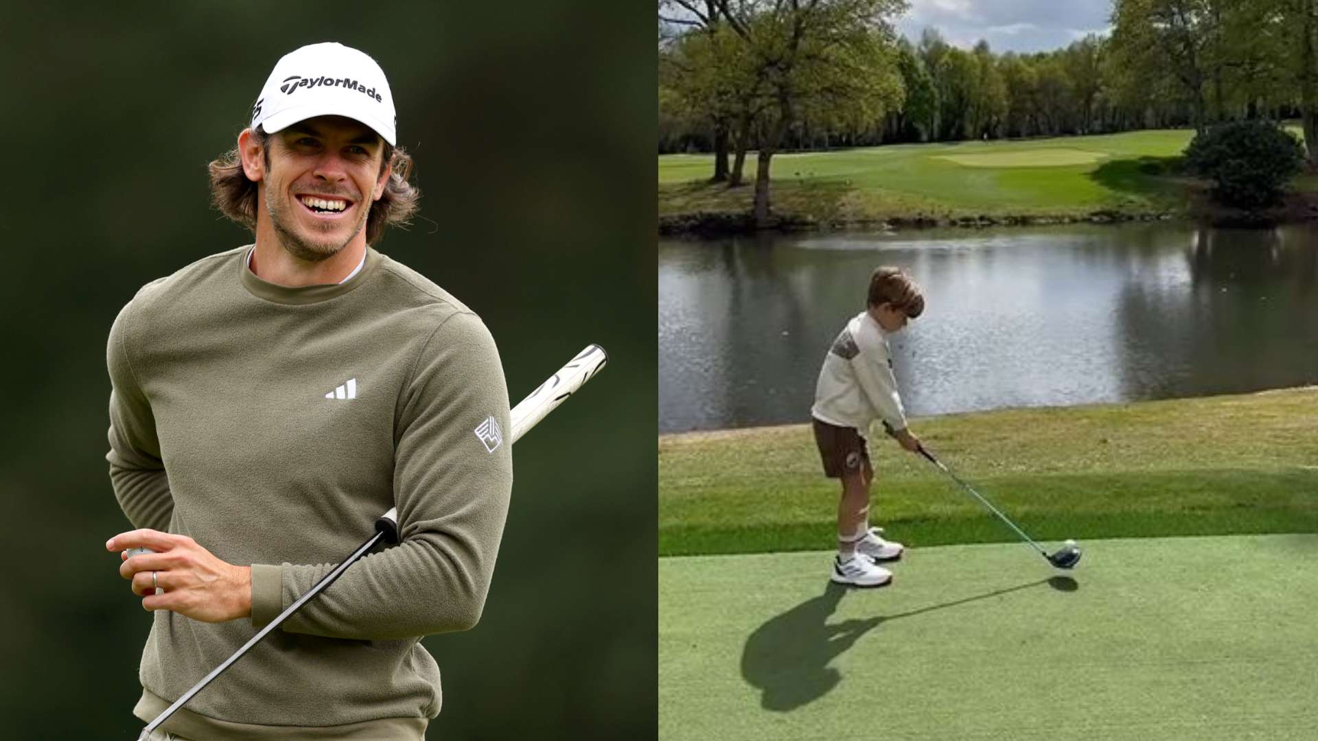 📽️ | Bale shows off son's golf skills as he makes 'first ever par'  