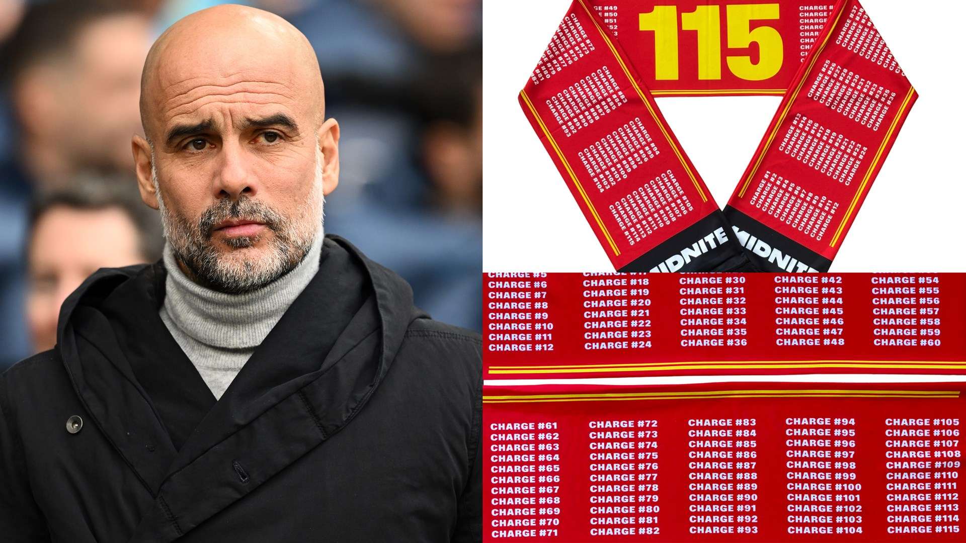 Man City trolled over 115 FFP charges with special edition scarves  