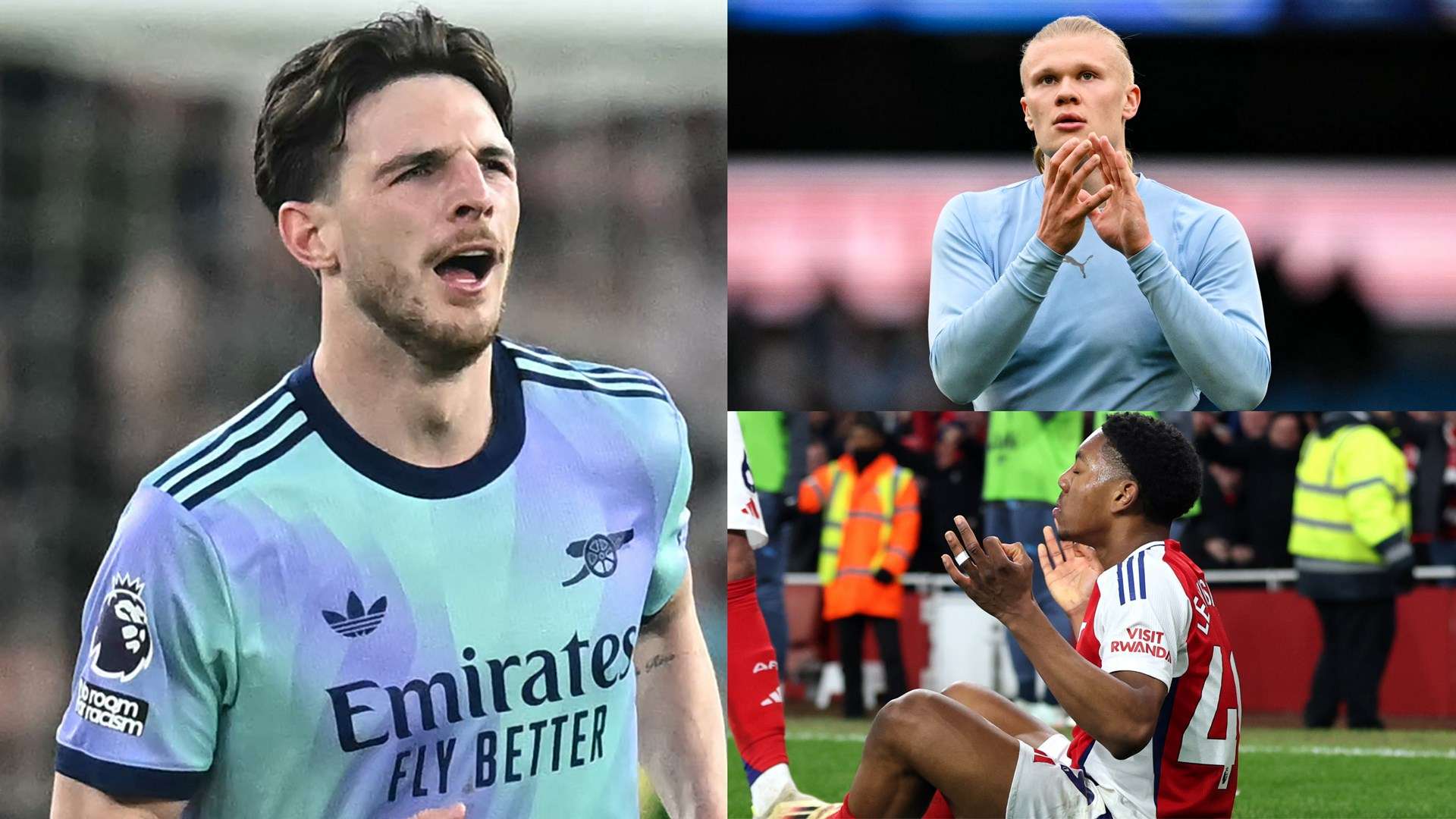 Rice praises Haaland for taking Lewis-Skelly's celebration in good spirits  