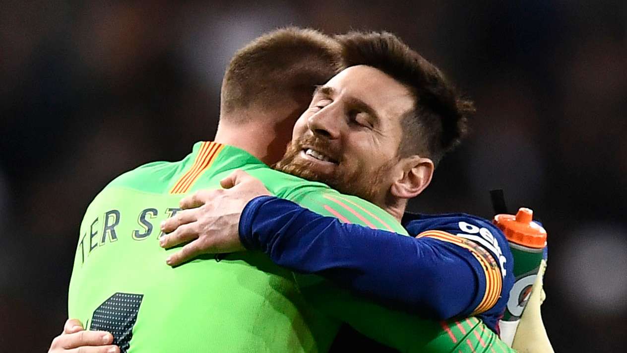 Ter Stegen lifts lid on 'bad moments' with Barca legend Messi  