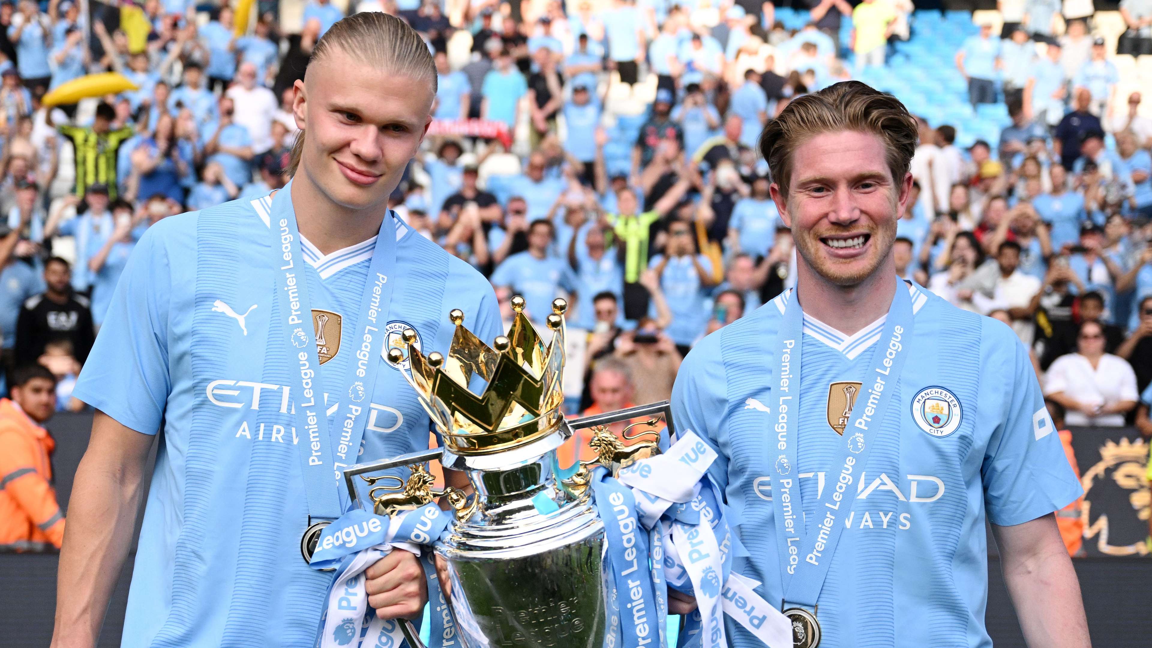 Haaland sends message to De Bruyne after Man City exit news  