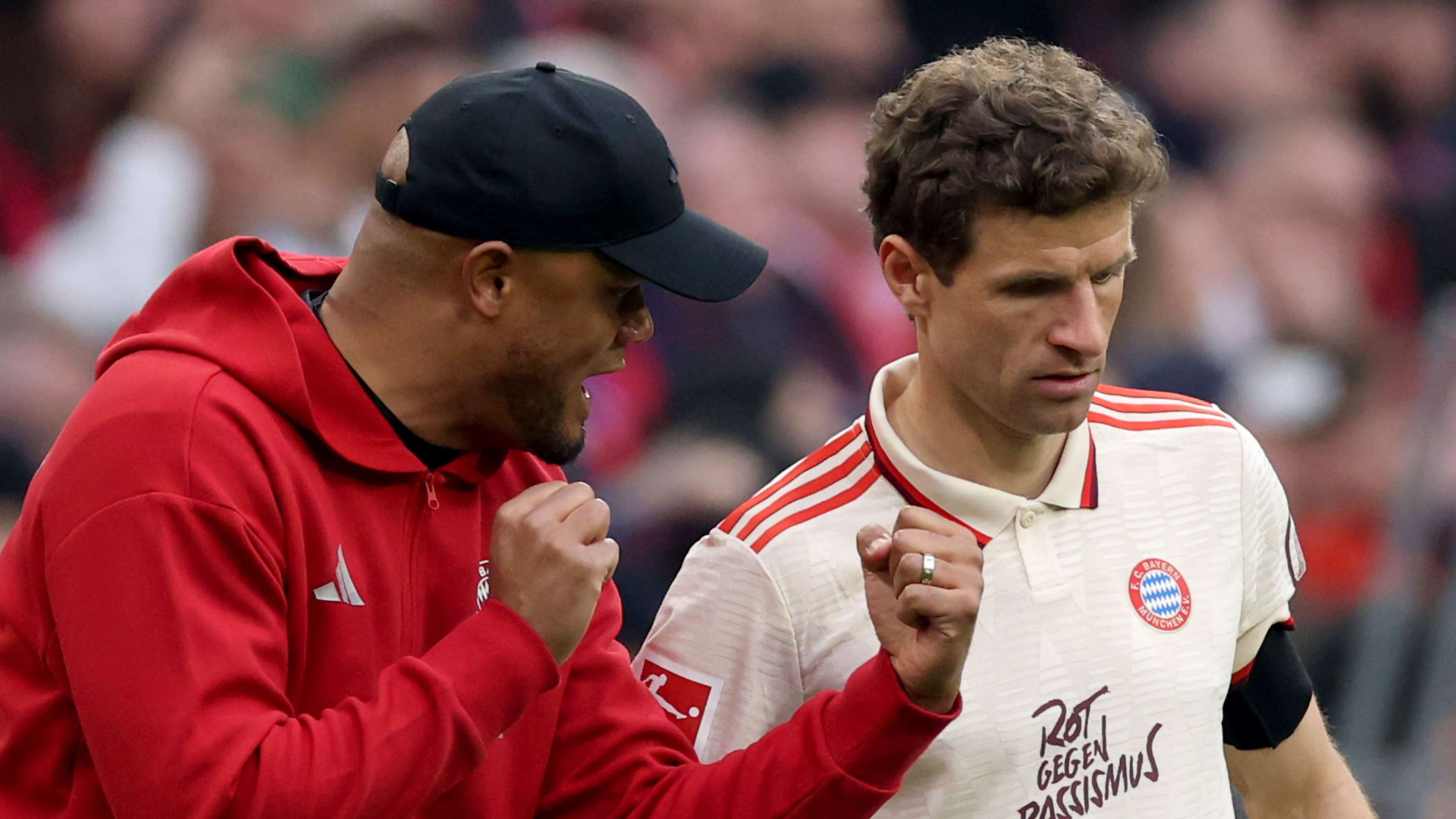 Revealed: What Kompany told Bayern about out-of-contract Muller's future  