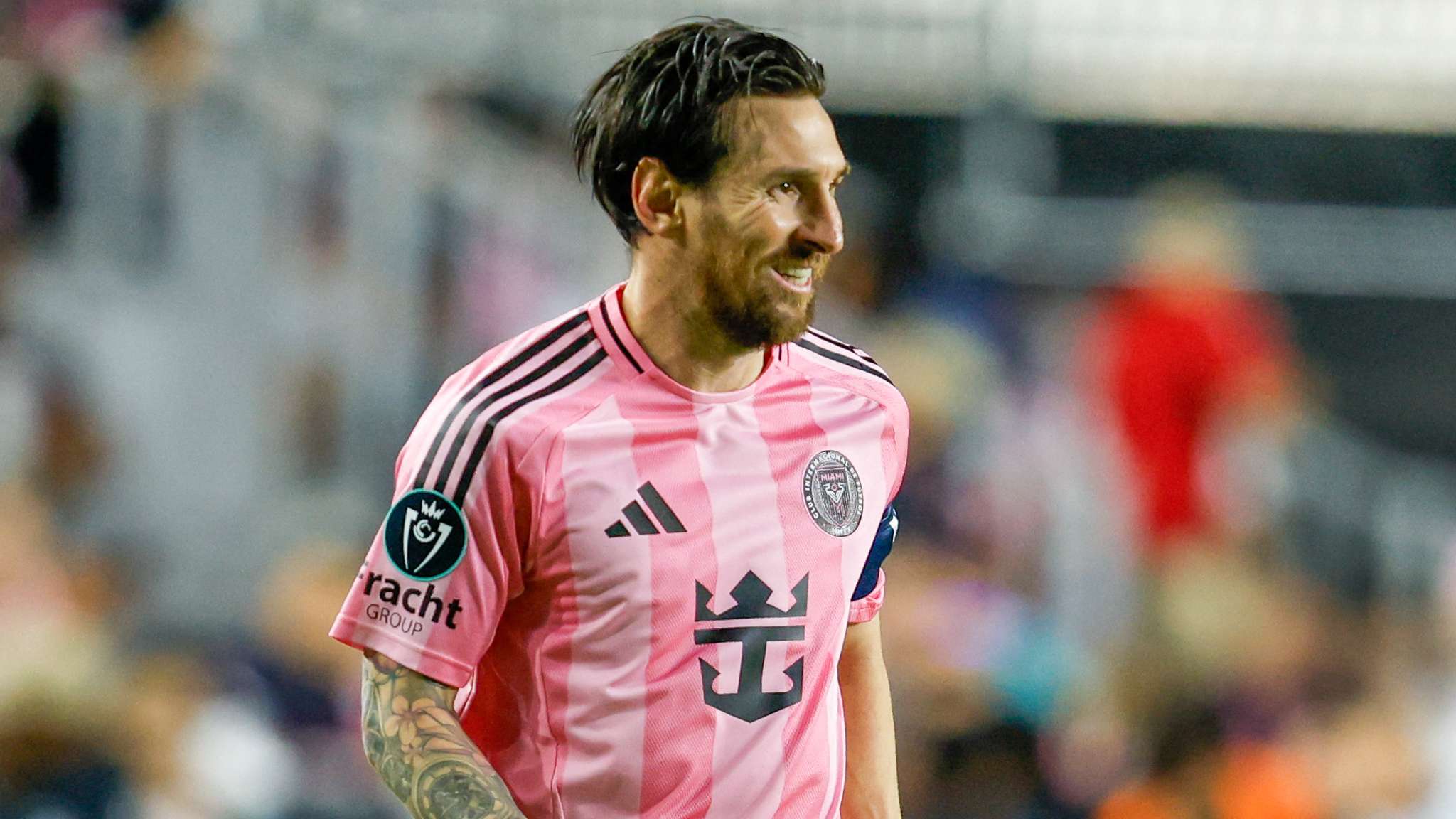 Messi cheefully celebrates Miami's comeback with his family  