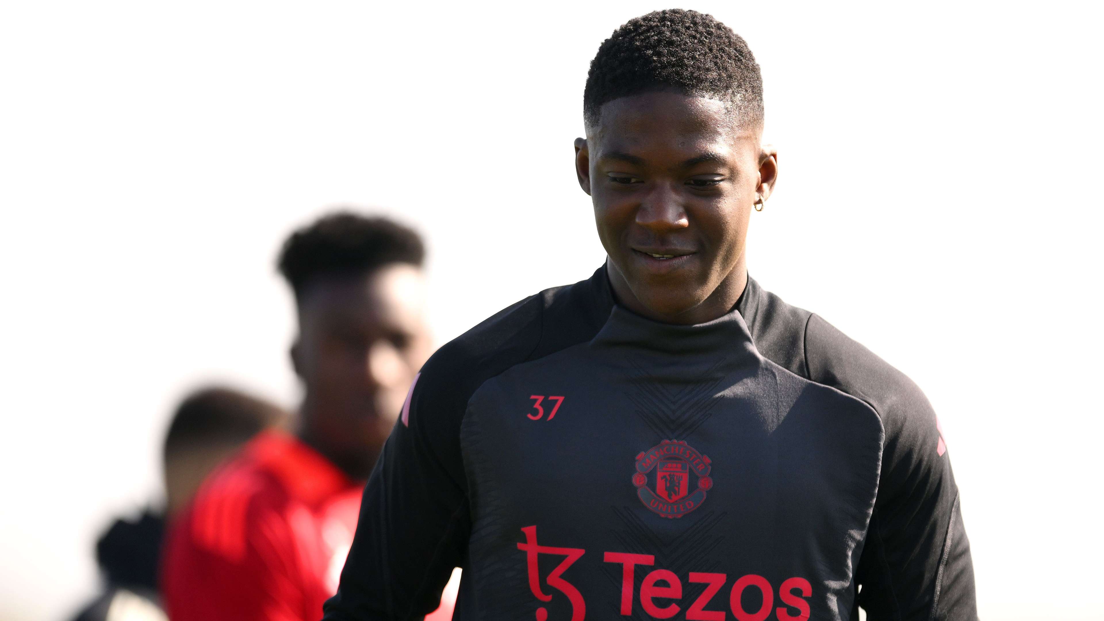 Huge boost for Man Utd as Mainoo returns to training - with new haircut  