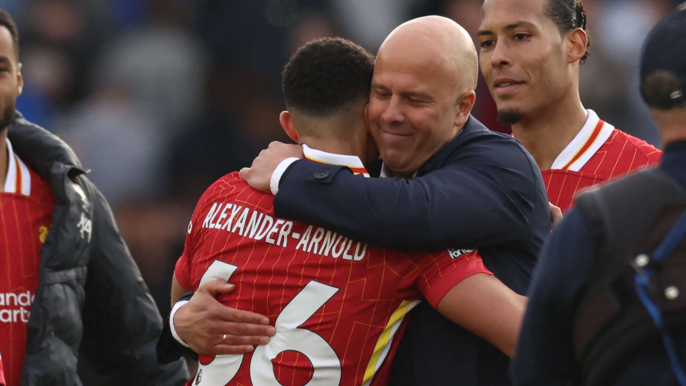 Slot denies 'credit' for TAA's stunning winner against Leicester  