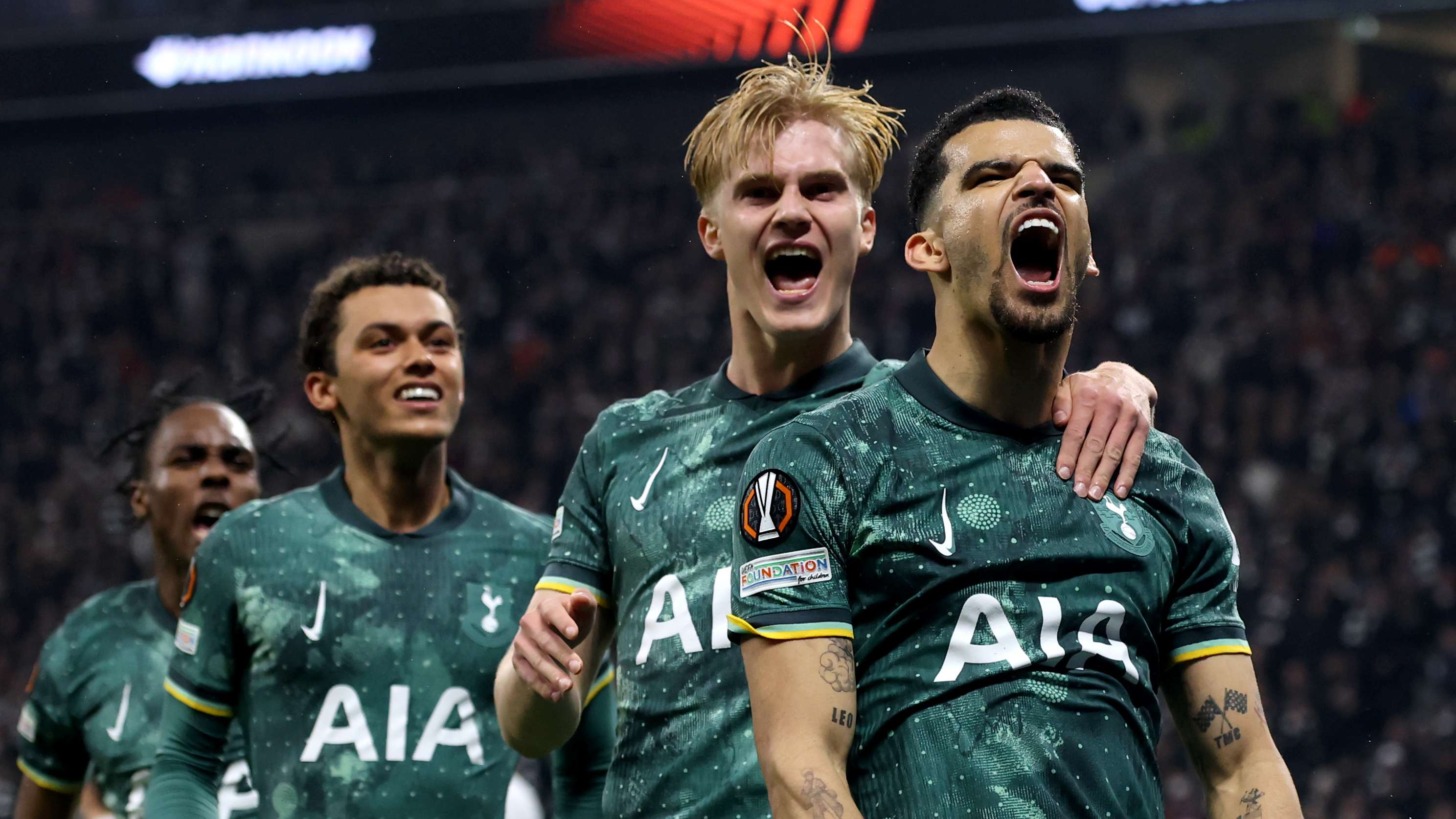 Solanke bullish about Spurs' Europa League chances  