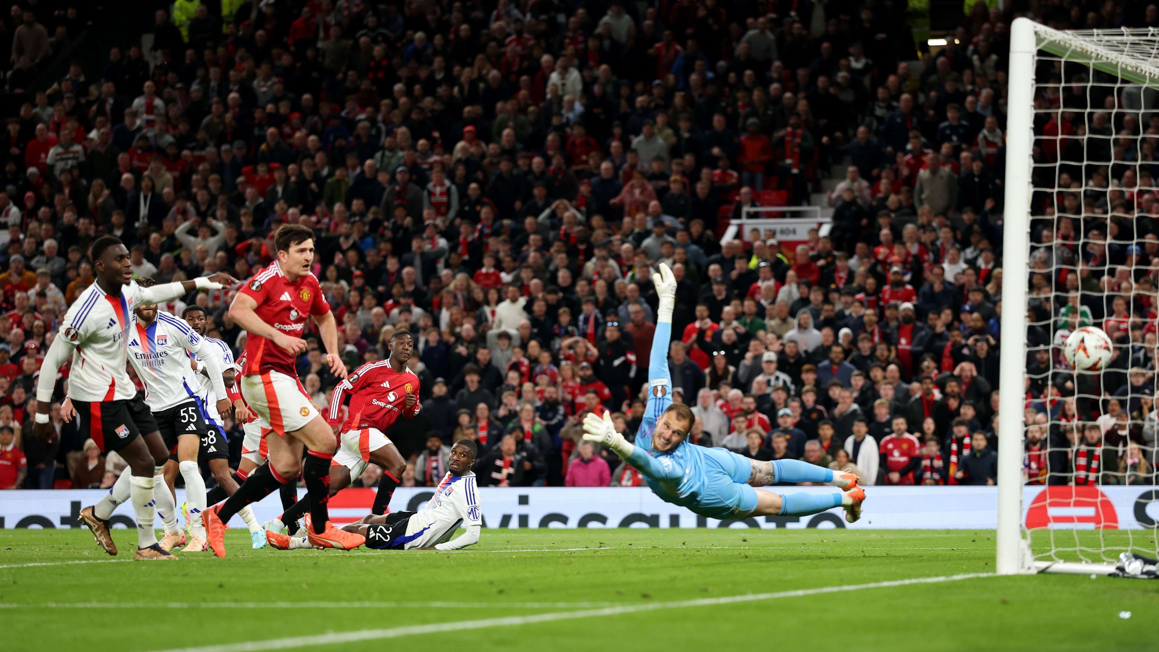 Man Utd break European record with comeback win over Lyon  