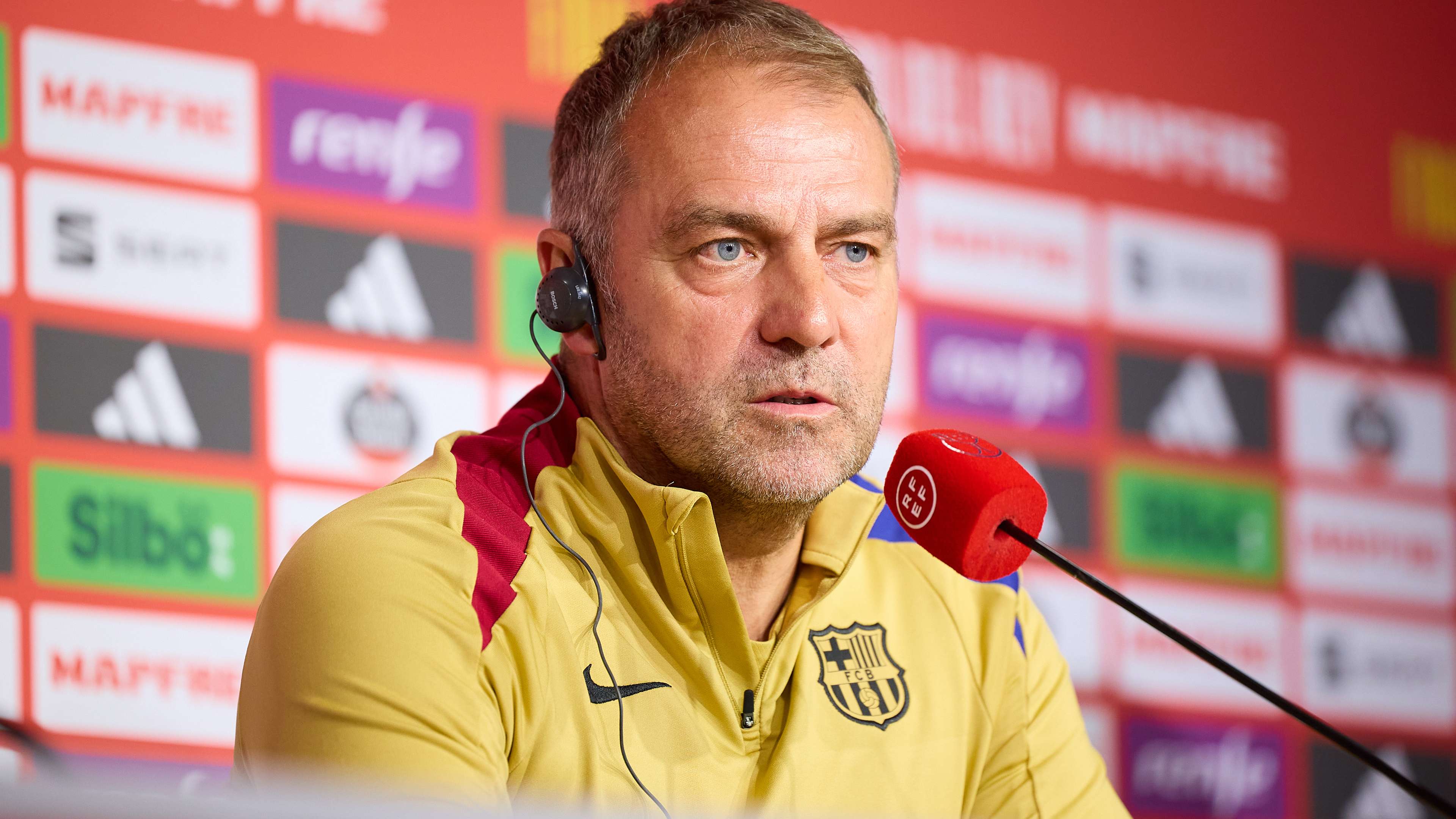 Flick slams Madrid for referee antics ahead of Copa Del Rey final  