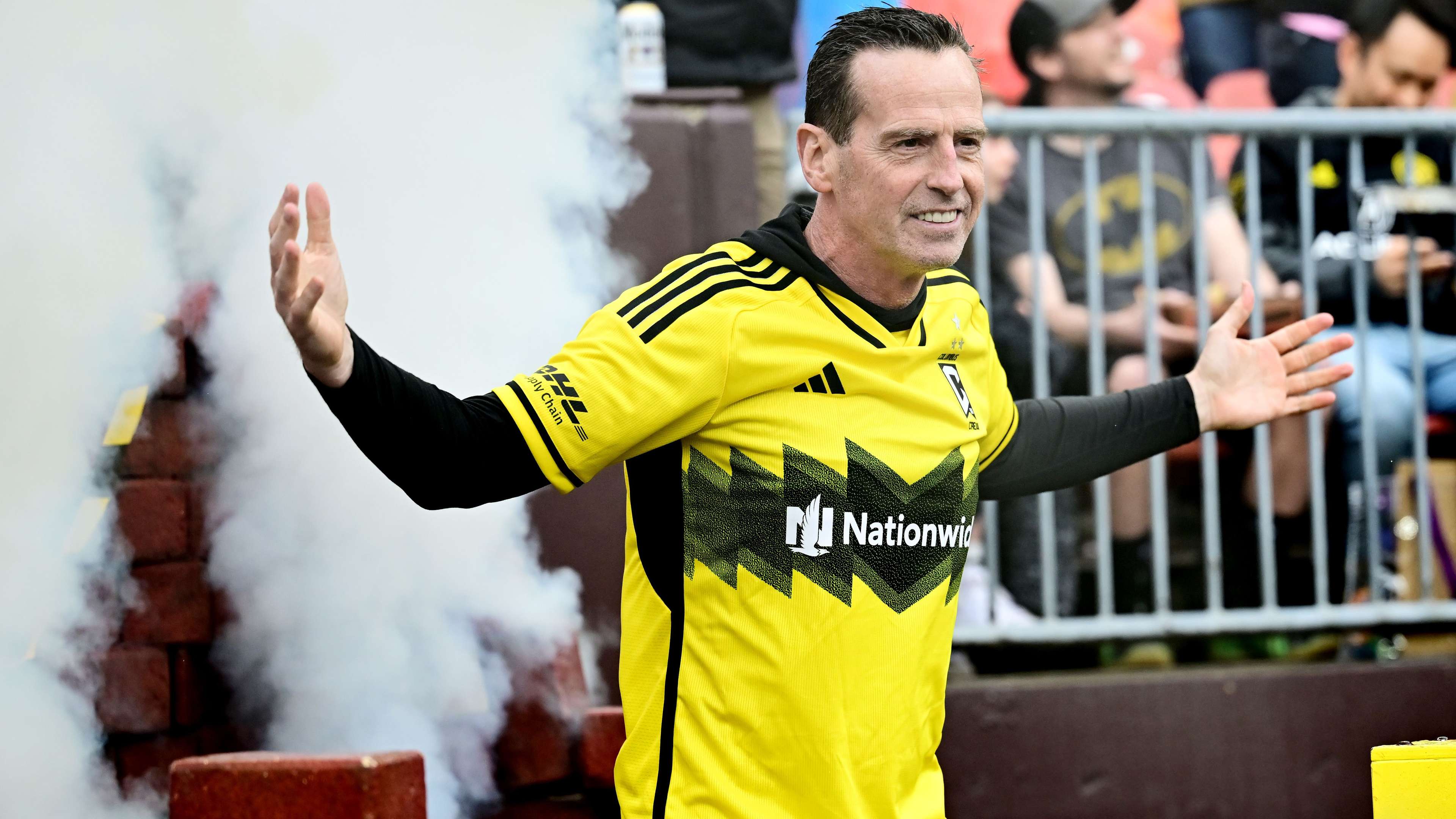 Cavaliers' Atkinson participates in Crew pre-match festivities  