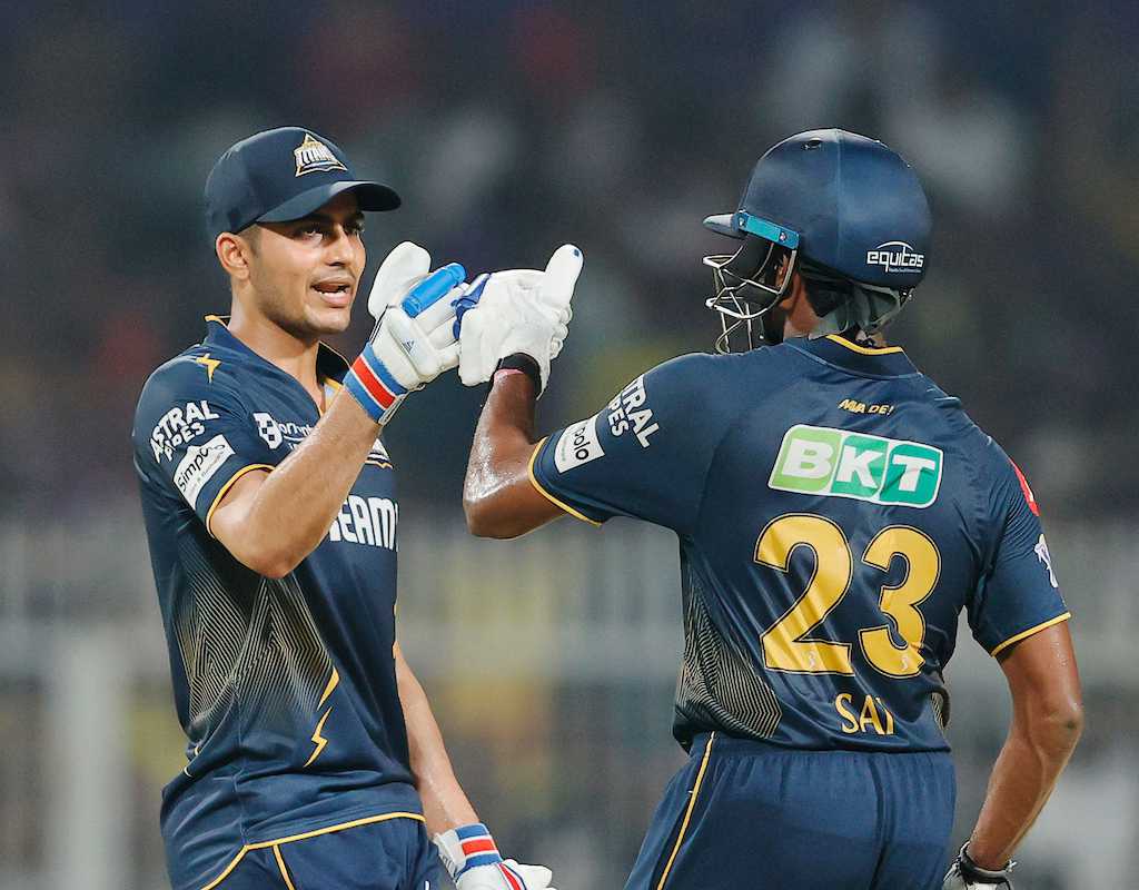 Gill, Rashid star as table-toppers GT crush KKR  