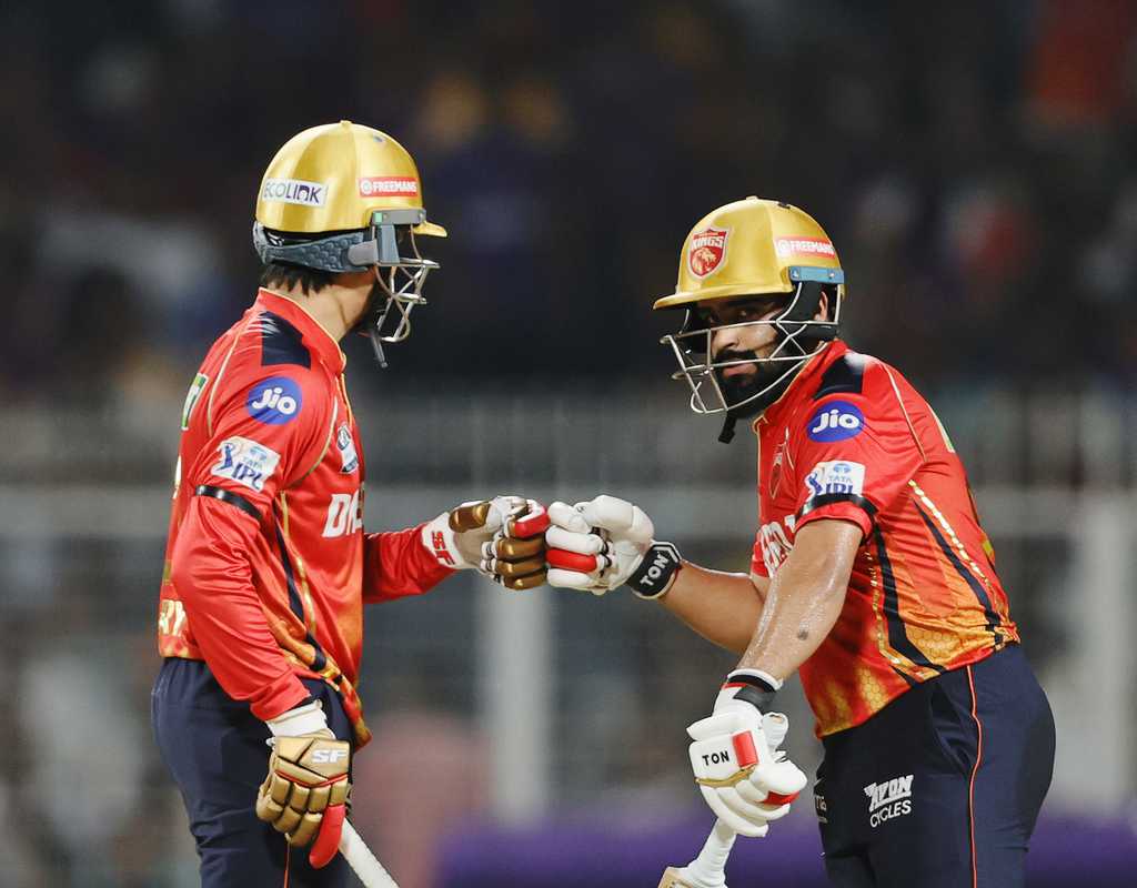 Rain forces washout after Prabhsimran-Priyansh show  