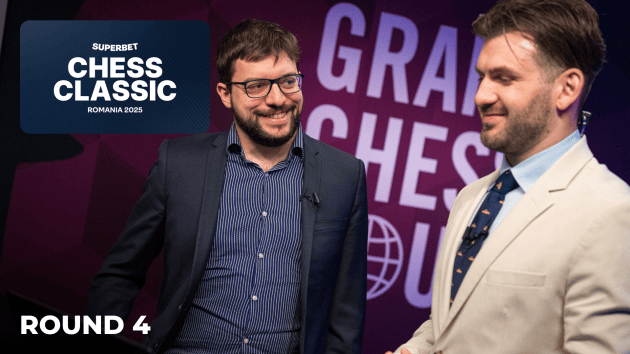 Vachier-Lagrave Beats World Champion Gukesh, Joins Shared Lead   Vachier-Lagrave Beats World Champion Gukesh, Joins Shared Lead