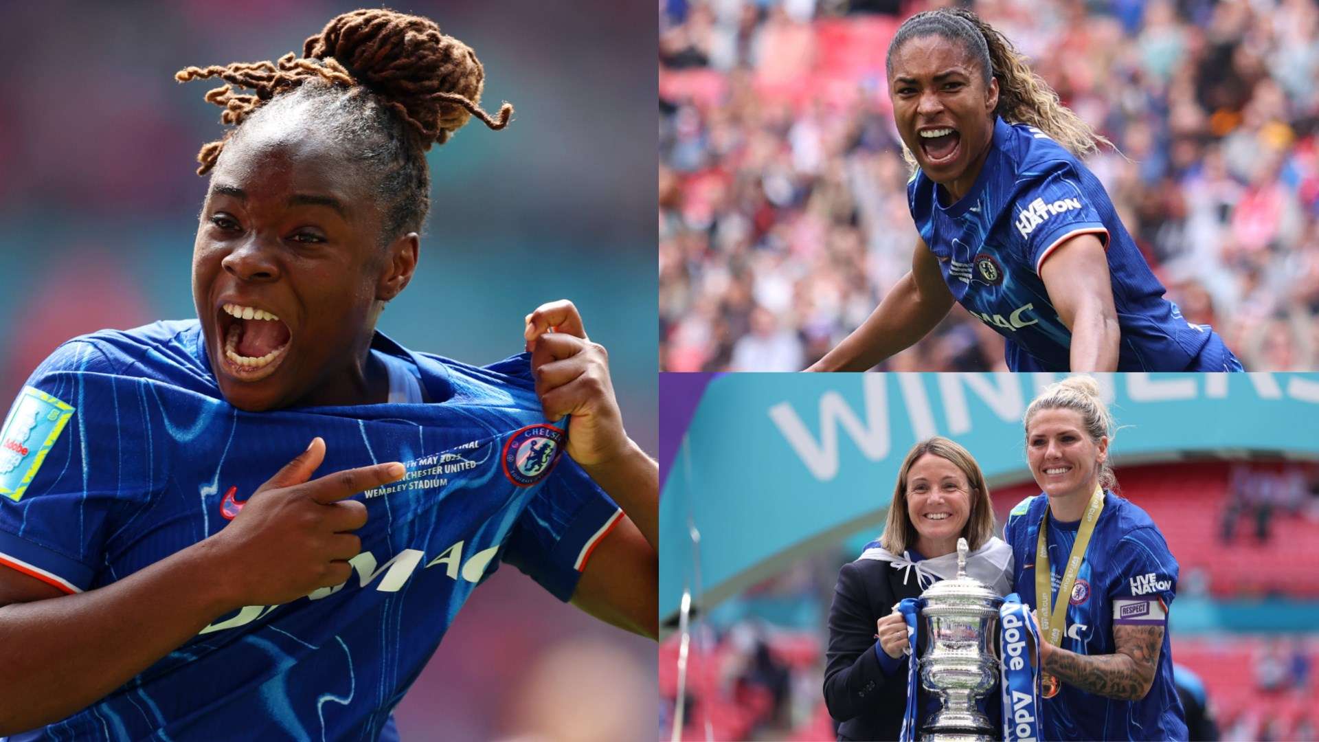 Treble-winners! Baltimore inspires Chelsea to FA Cup glory  