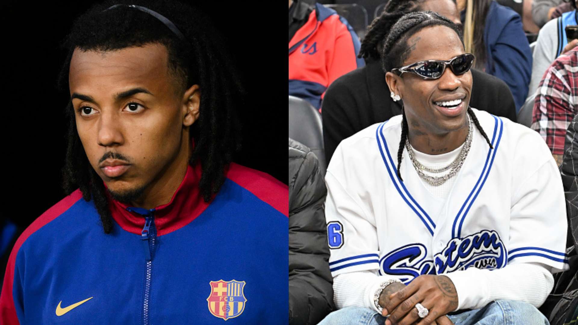 Kounde slams Travis Scott gig reports after El Clasico victory  