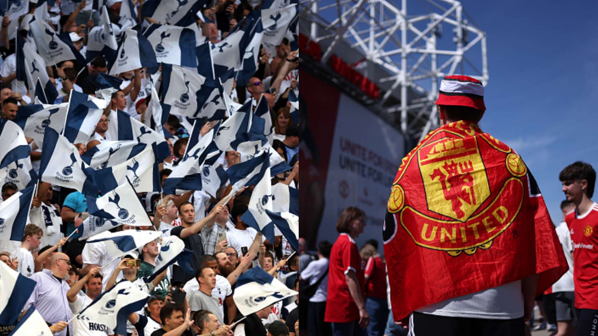 Tottenham supporters set to 'outnumber' Man Utd fans in Bilbao  