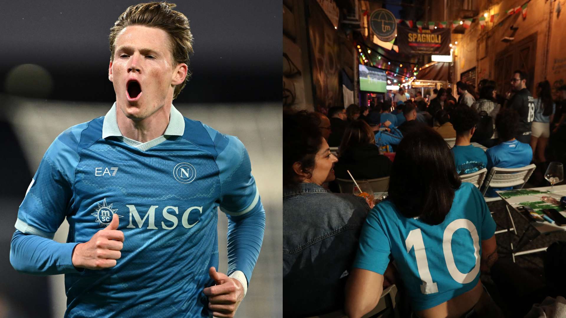 📽️ | McTominay mobbed by fans as Napoli near Serie A title  