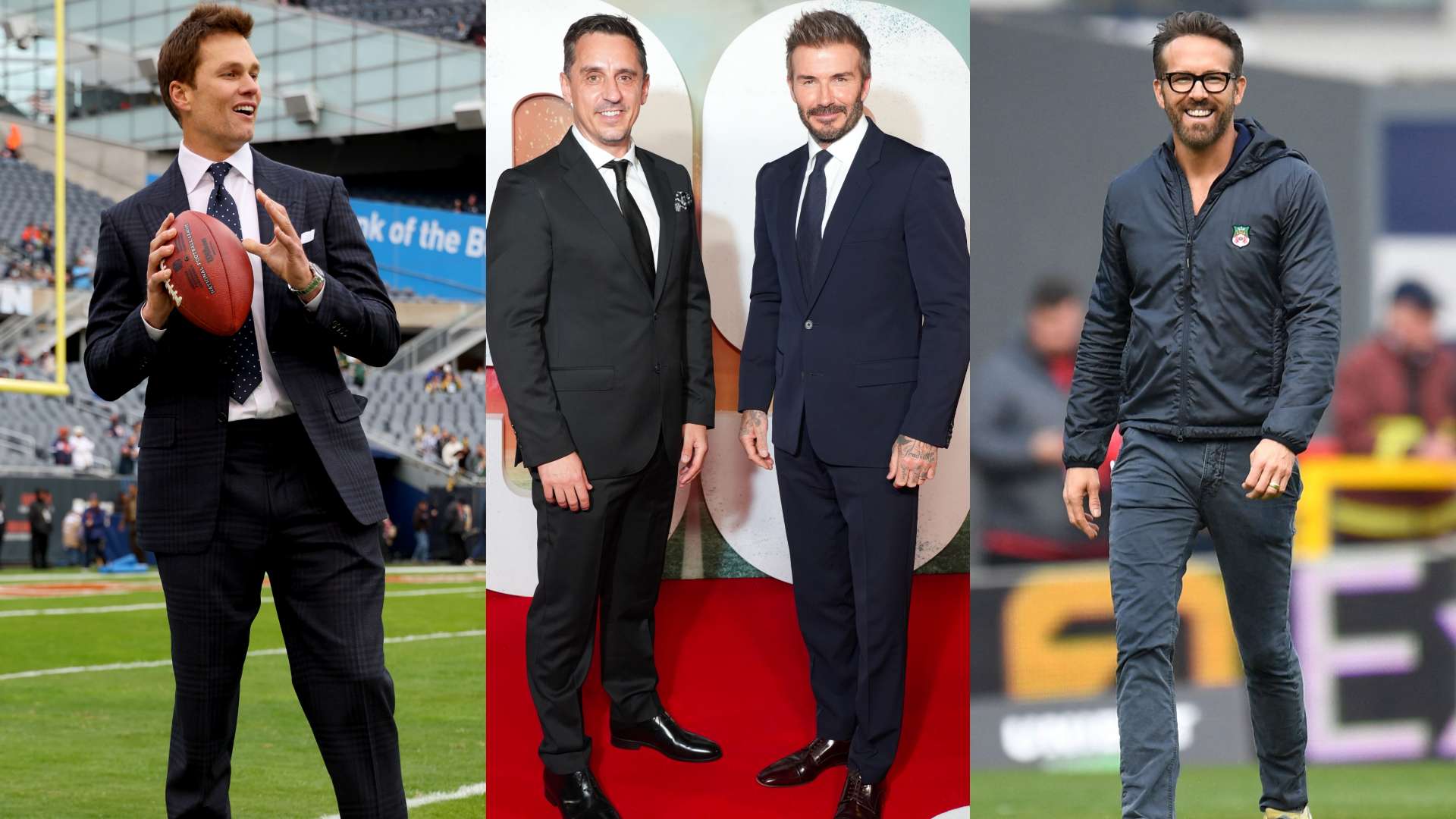 Inspired by Reynolds & Brady! Becks & Neville takeover Salford  