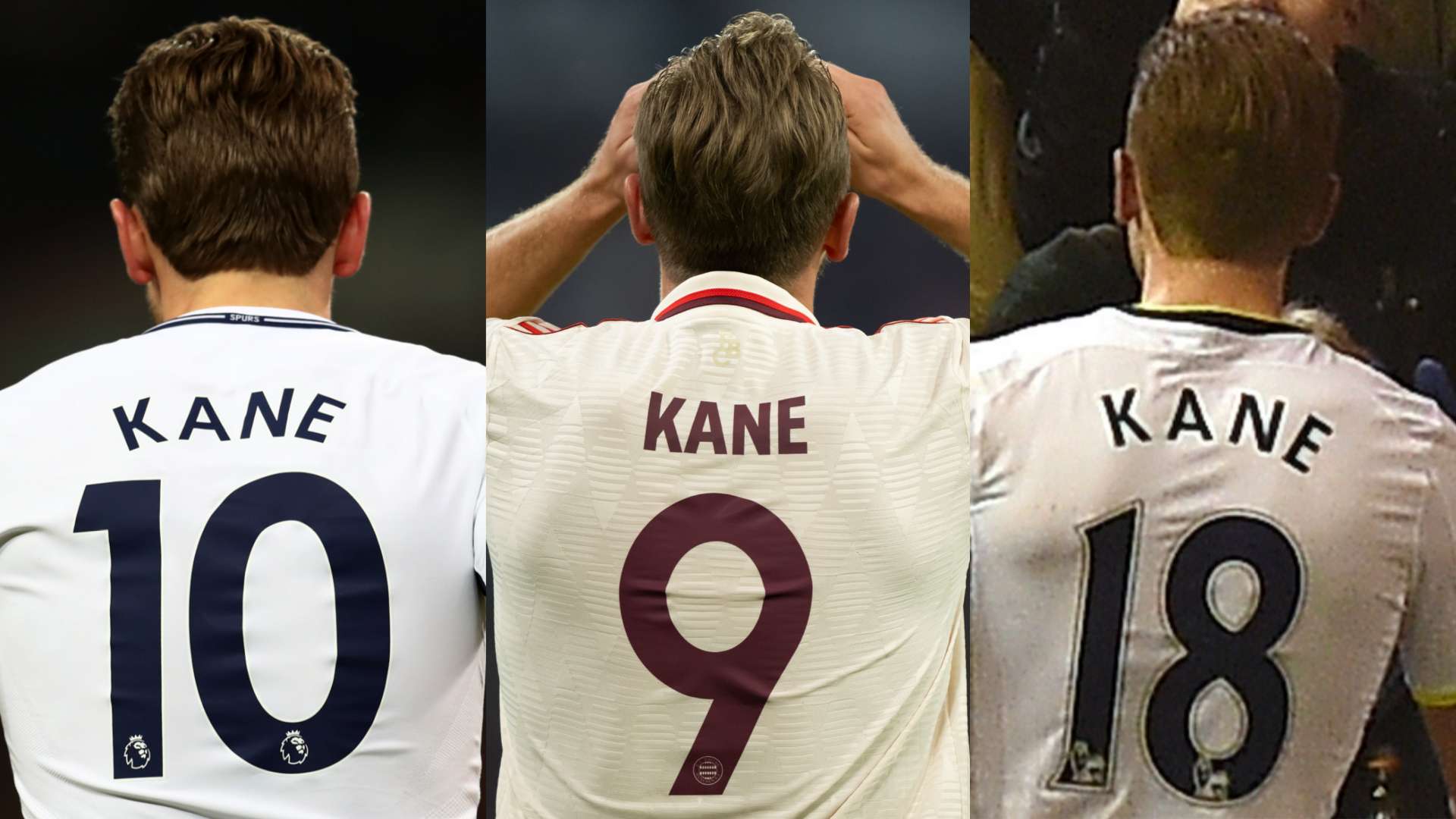 Kane explains shirt number evolution from 18 to 9  