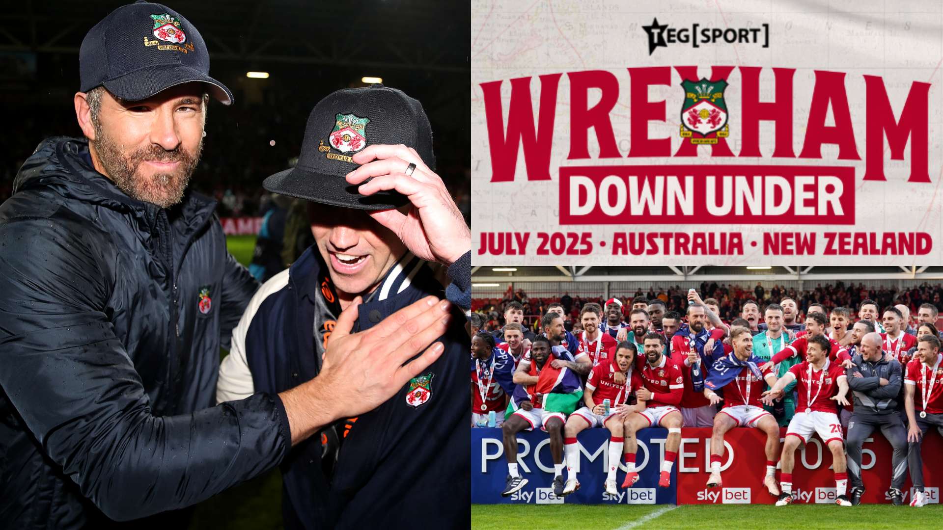 Wrexham swap America for Oz! Tour dates Down Under announced  