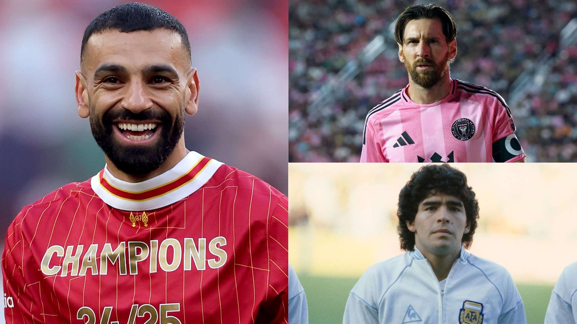 📽️ | Salah snubs himself as he picks between Messi & Maradona  