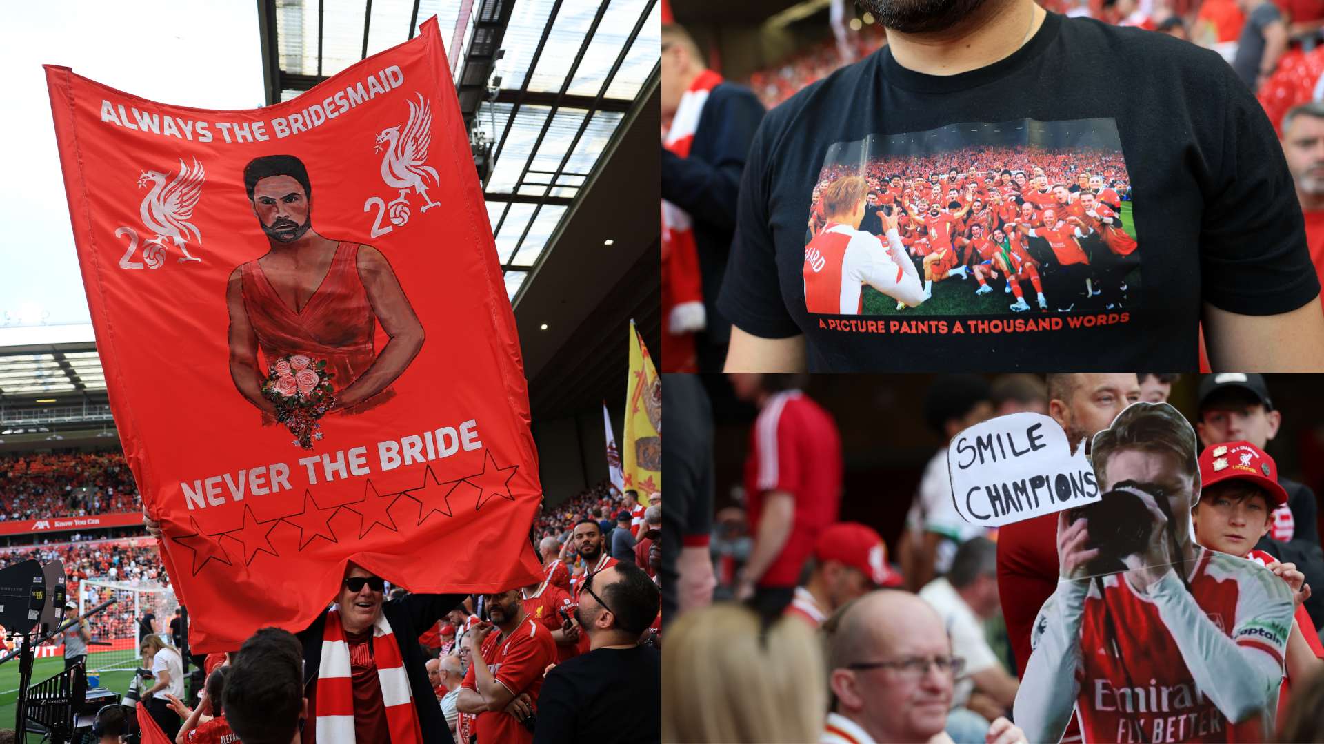 'Always the bridesmaid' - Liverpool fans mock Arteta and Odegaard  