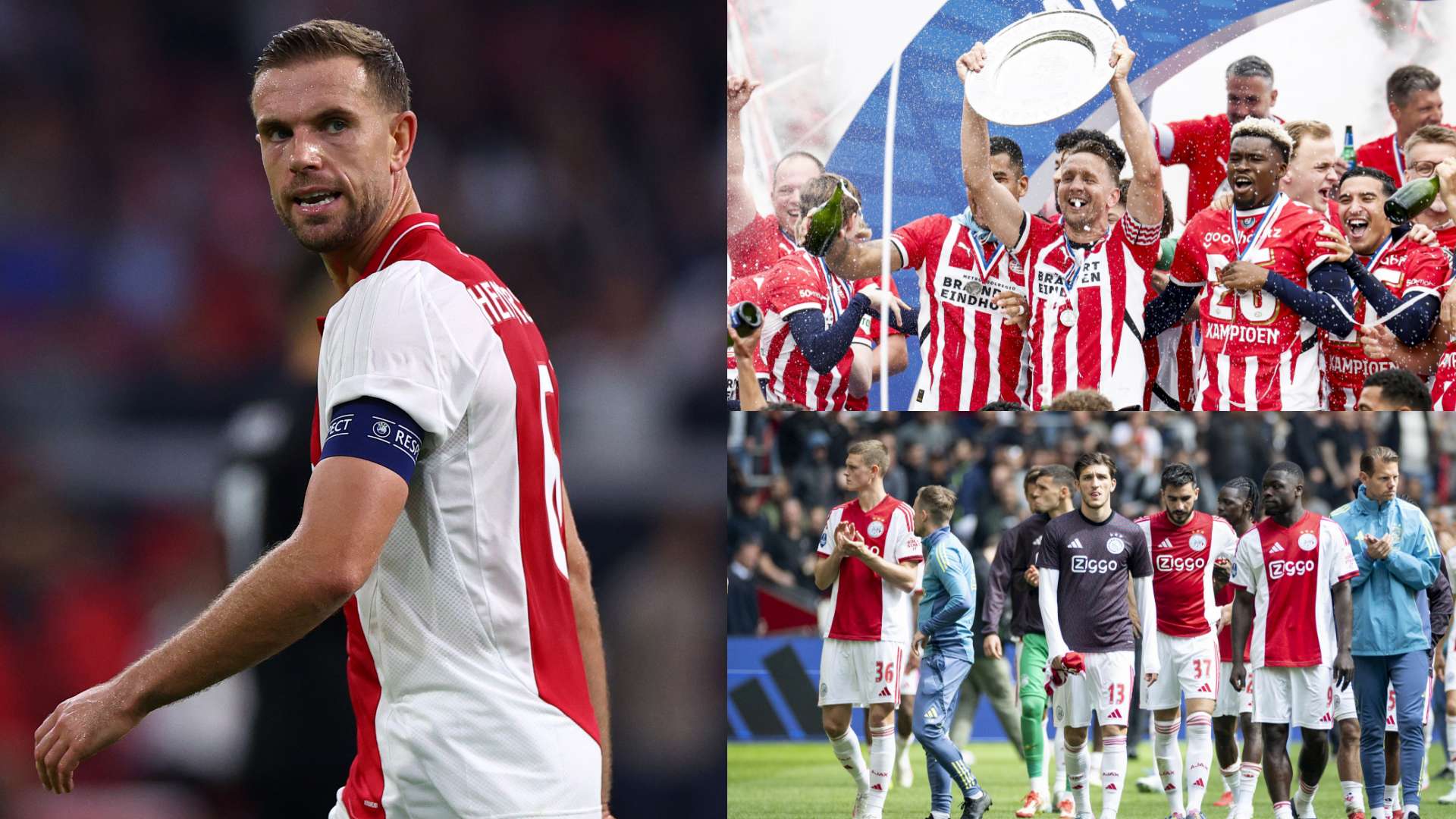 Henderson forced to pose for awkward photo after Ajax title collapse  