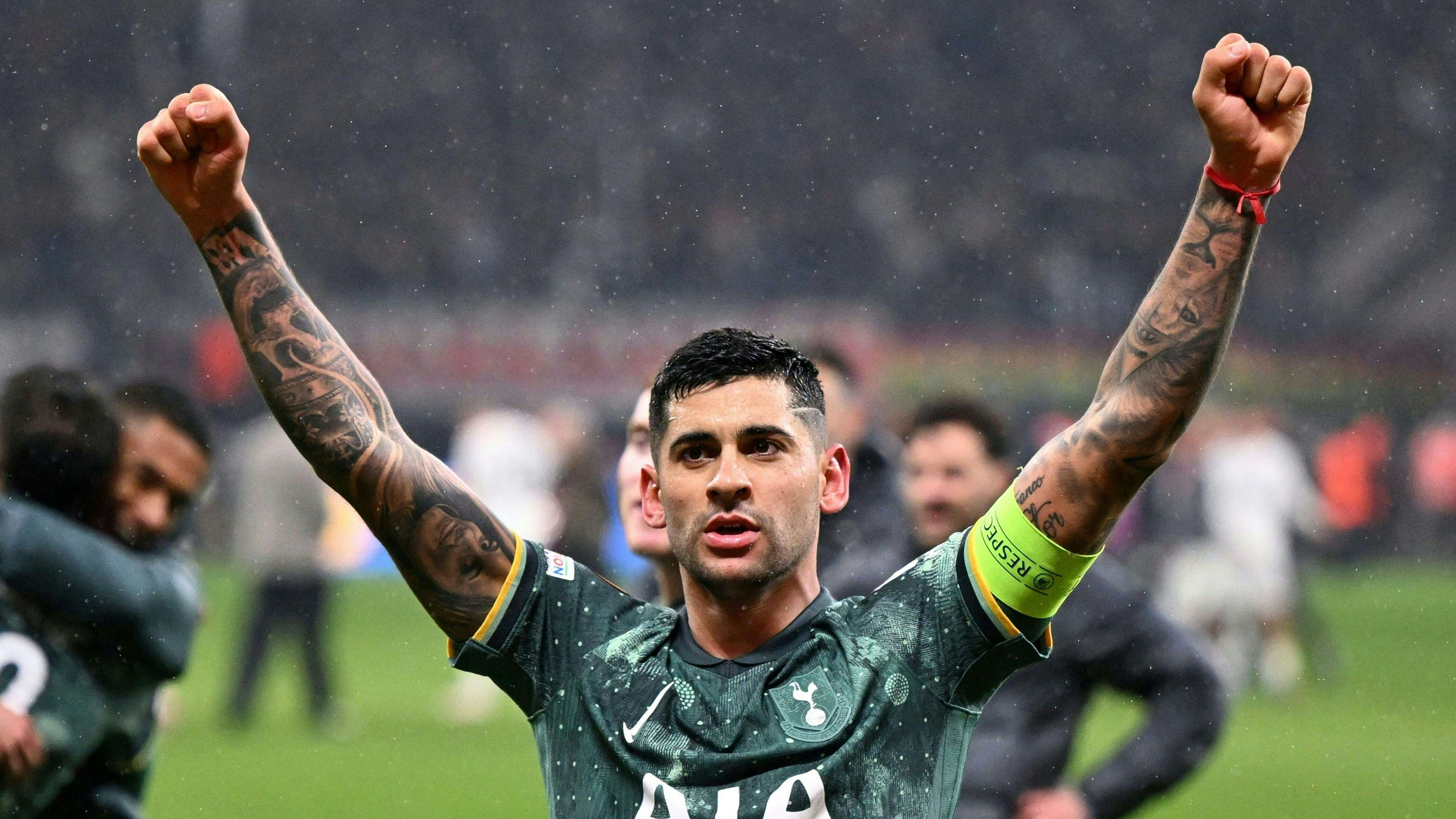 Romero in spat with Bodo/Glimt star after Spurs celebrate goal  