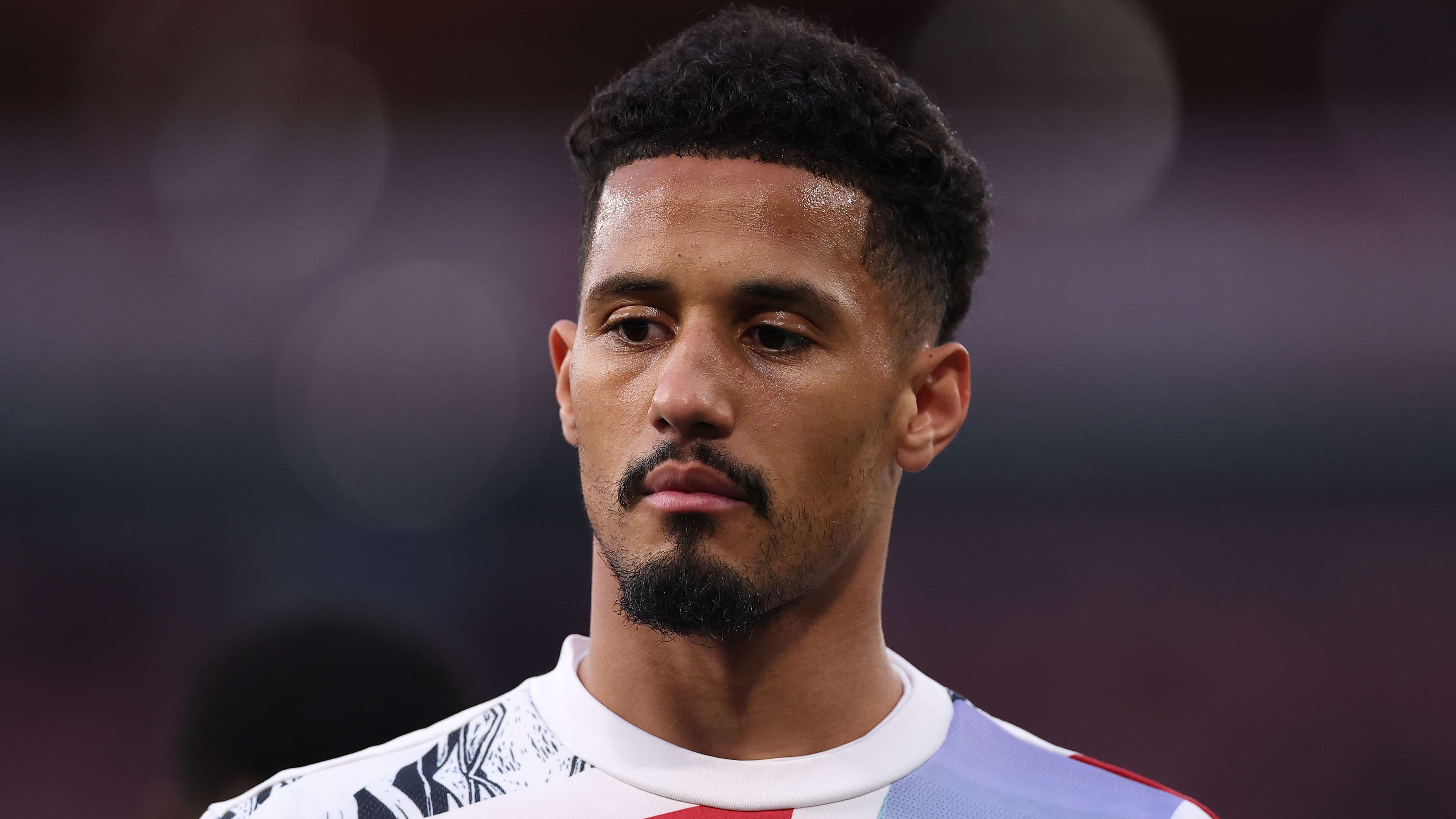 Late-season blow for Arsenal? Saliba forced off at half-time   Late-season blow for Arsenal? Saliba forced off at half-time