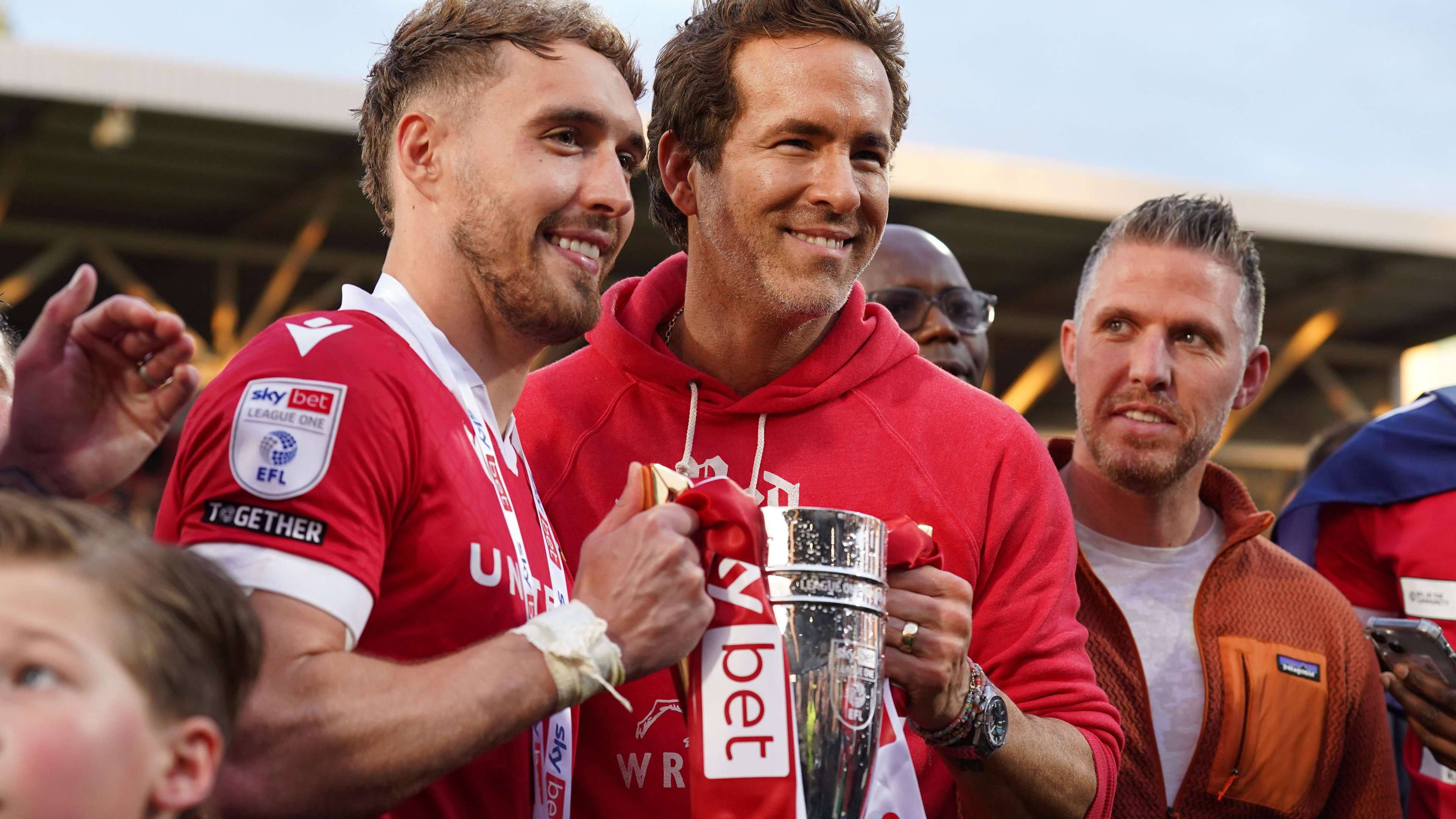 'My giant pile of cocaine!' - Reynolds reveals Wrexham goal he's watched '70 times'  