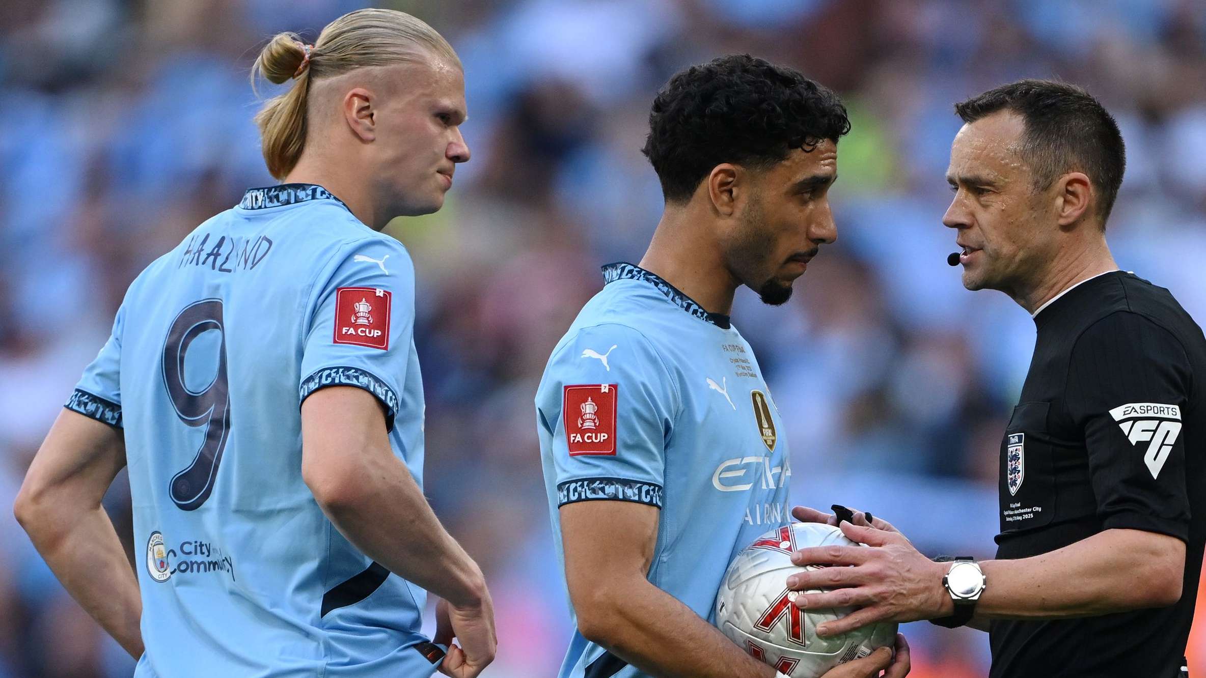 Real reason Haaland gave FA Cup final penalty to Marmoush revealed  