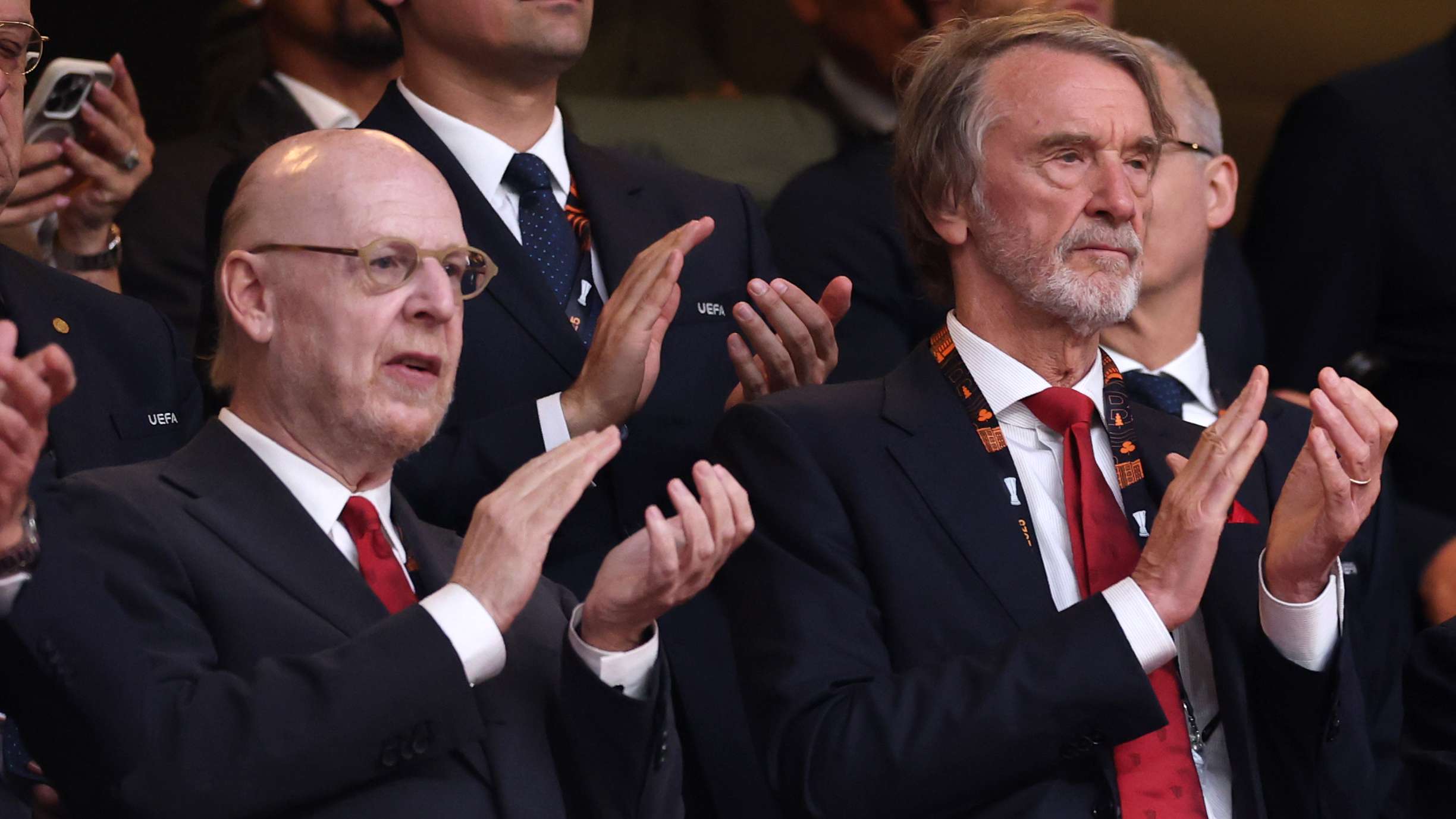 Ratcliffe booed by Man Utd employees at UEL screening party   Ratcliffe booed by Man Utd employees at UEL screening party