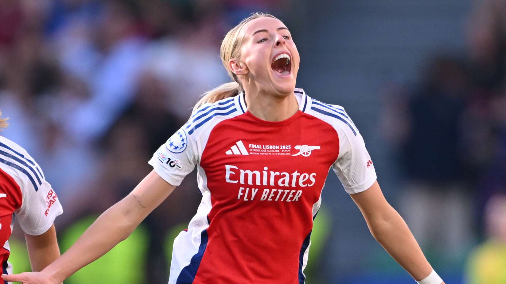 Kelly aims dig after winning Champions League with Arsenal  