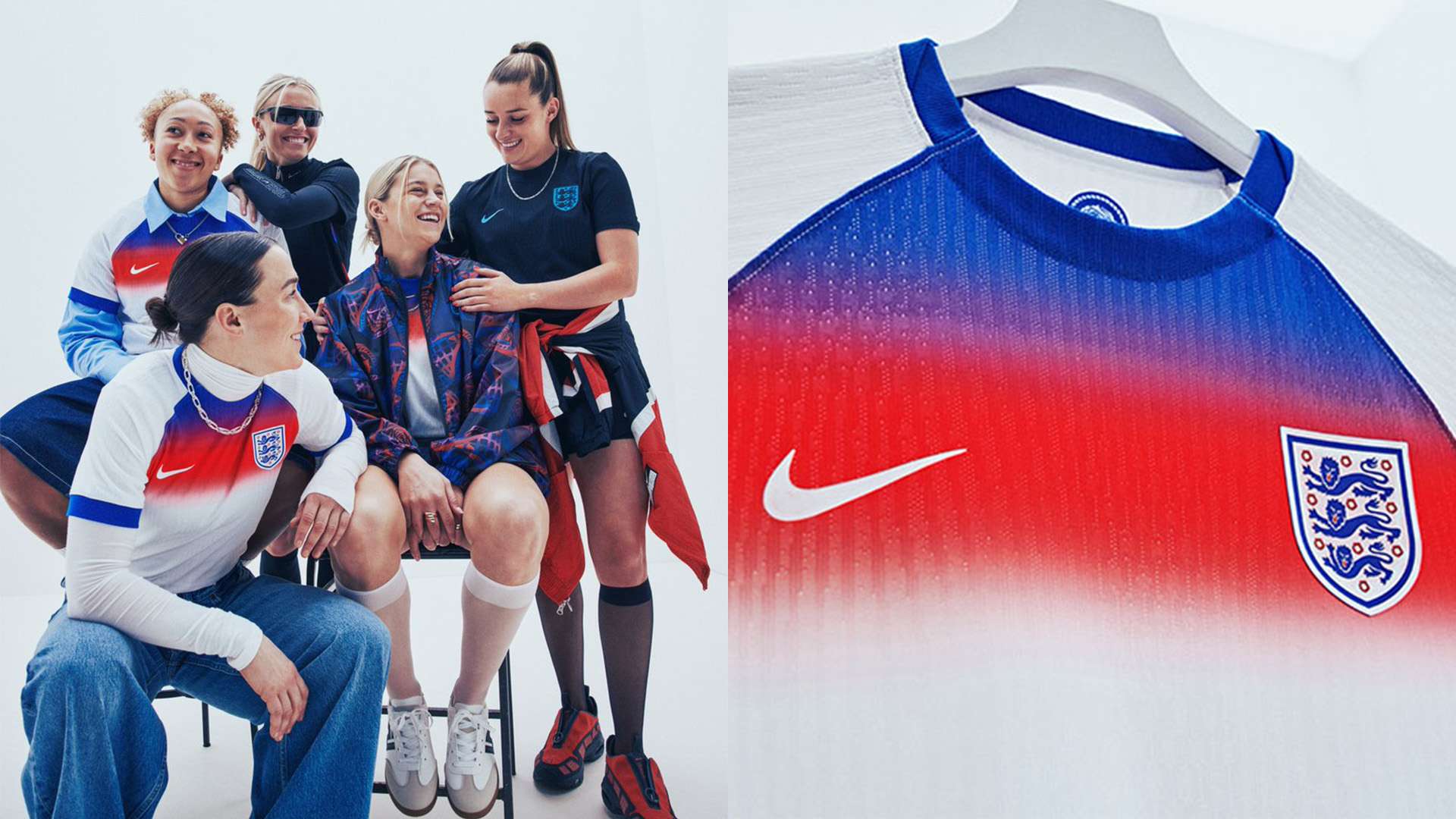 Lionesses launch new England kits for women's Euro 2025   Lionesses launch new England kits for women's Euro 2025