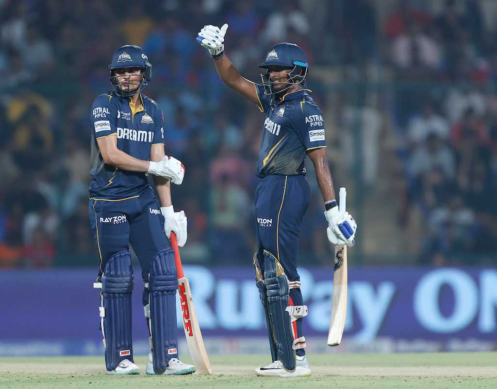 Titans trample DC as Sudharsan-Gill blitz seals playoffs berth  