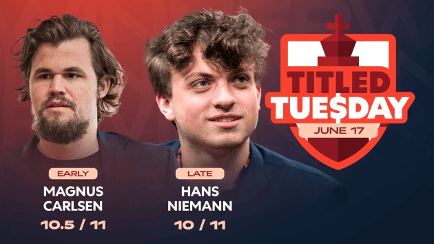 The Magnus And Hans Show Continues In Titled Tuesday  