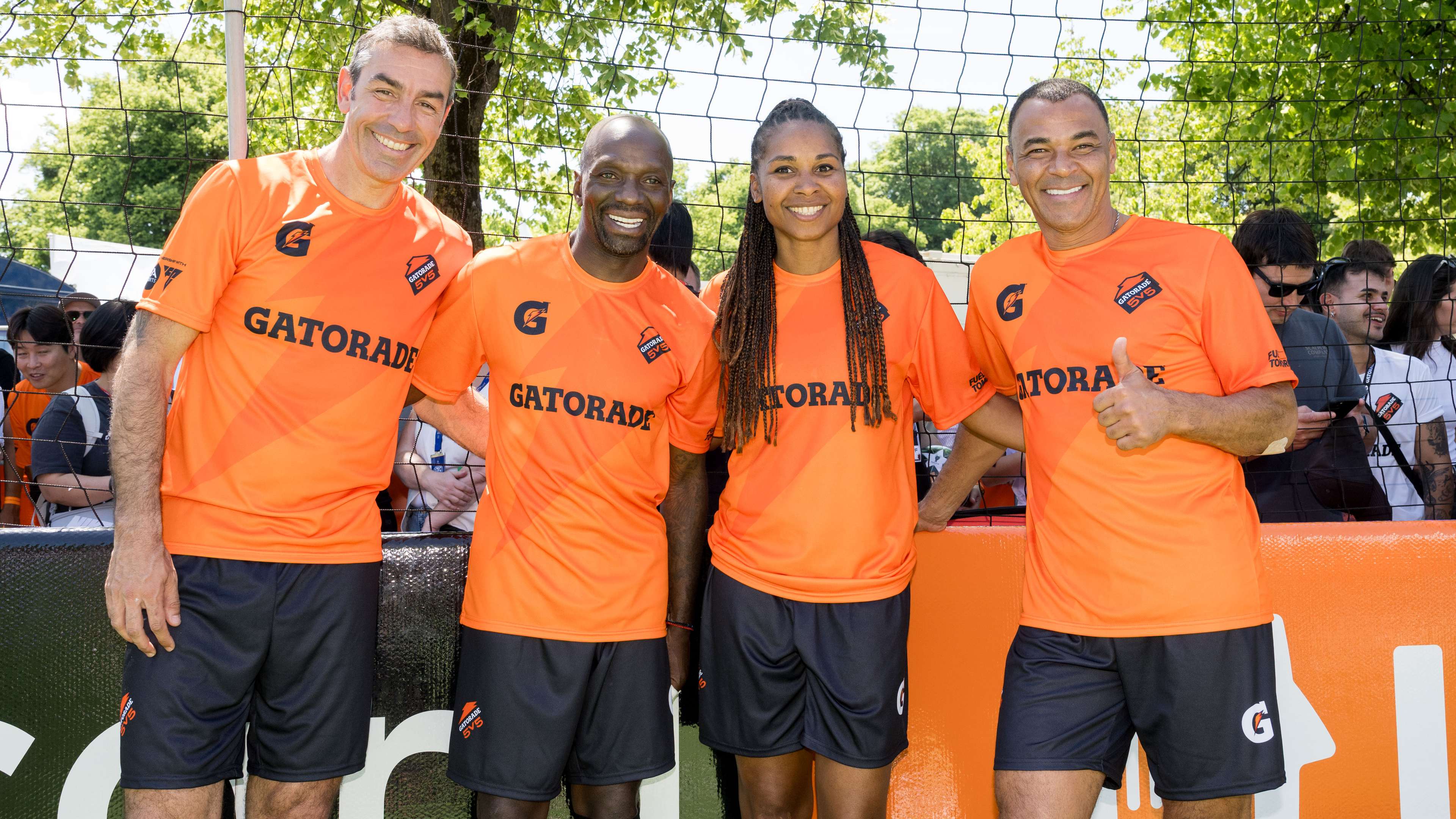 Pires, Makelele, Cafu & Georges: Inside Gatorade 5v5   Pires, Makelele, Cafu & Georges: Inside Gatorade 5v5