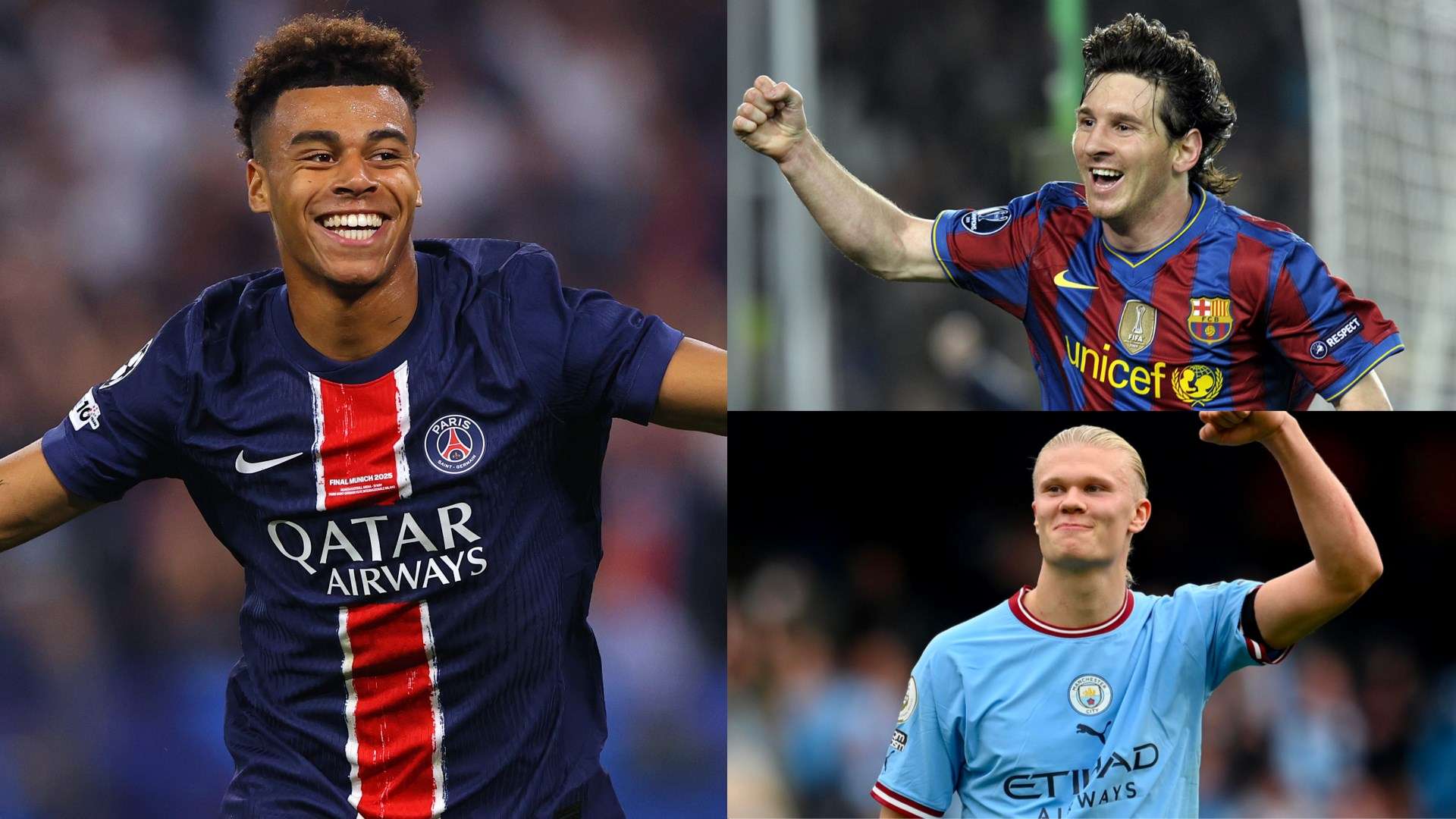 Doue joins Messi & more in exclusive L'Equipe 10/10 club  
