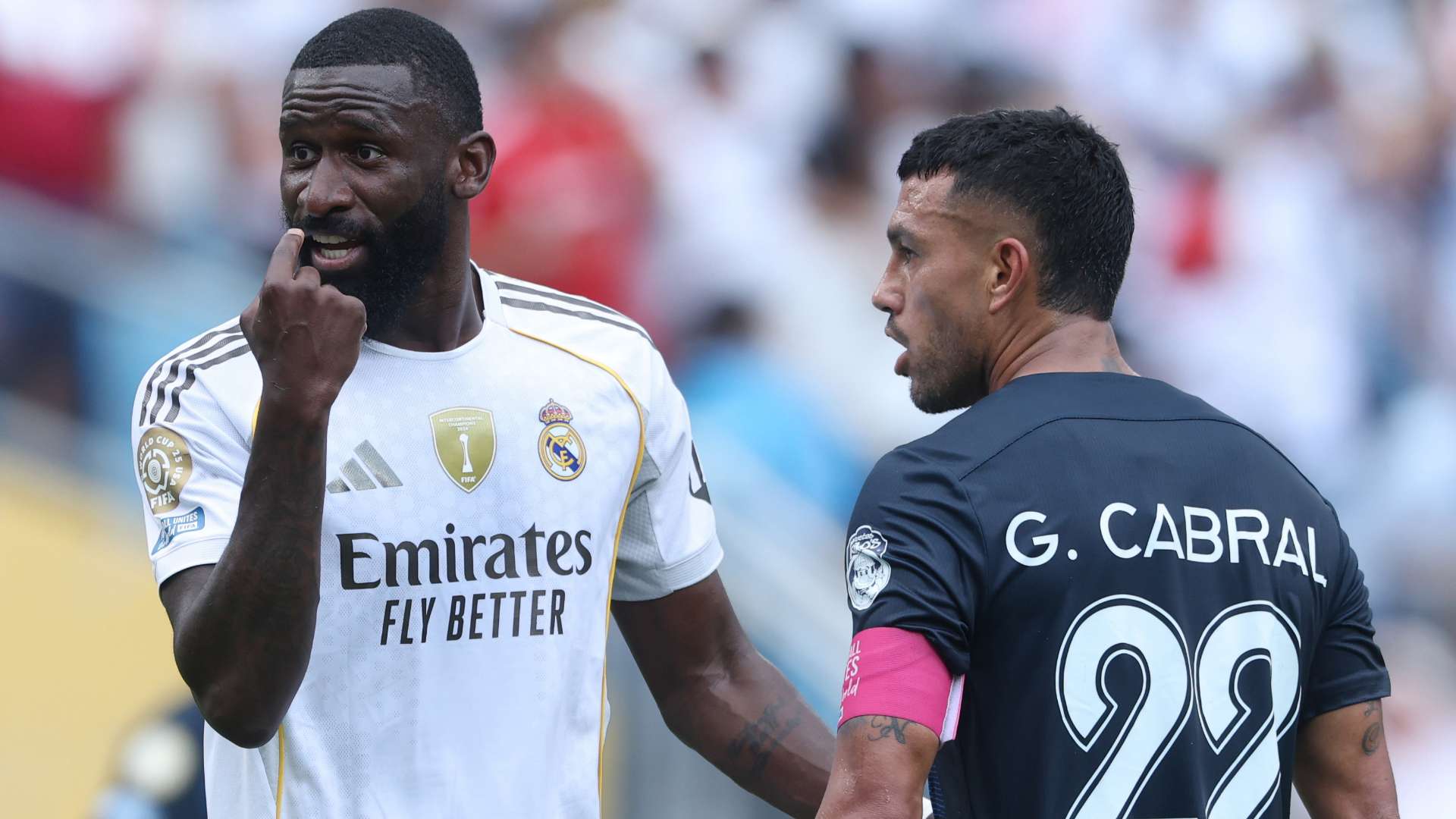 'F*cking coward!' - Pachuca star denies racist Rudiger comment  