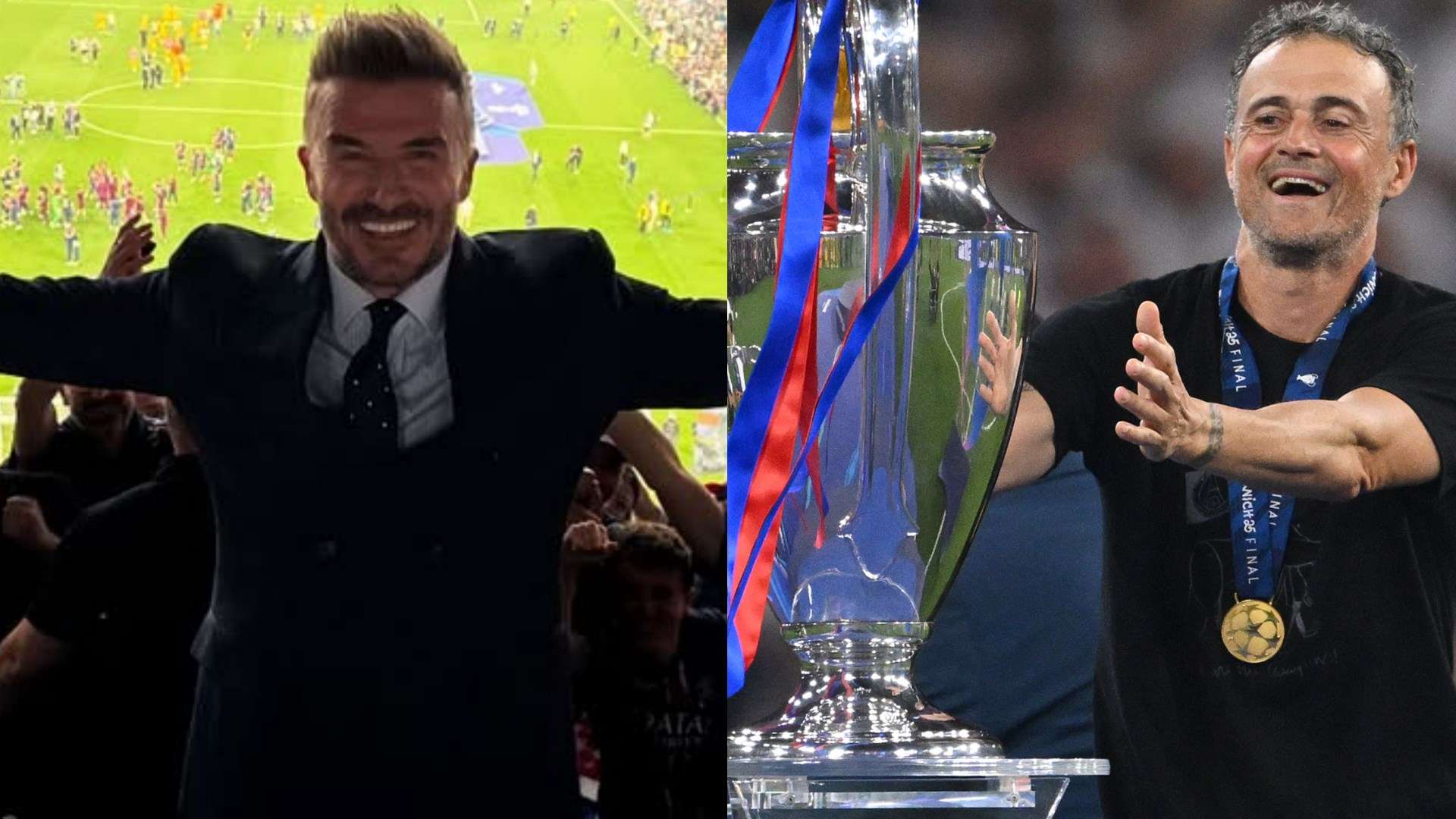 Beckham blown away by PSG's Champions League win  