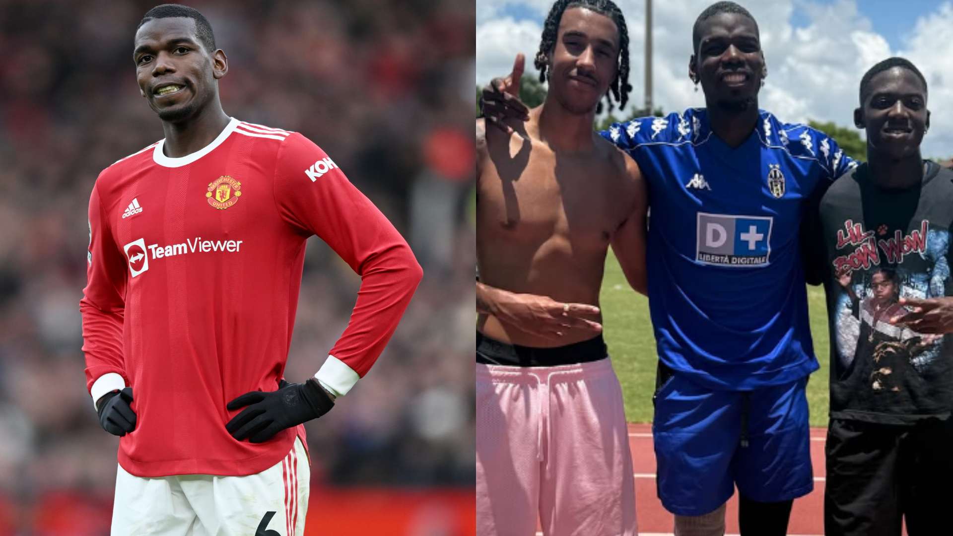 Man Utd transfer agents? Pogba links up with Yoro & Mainoo  