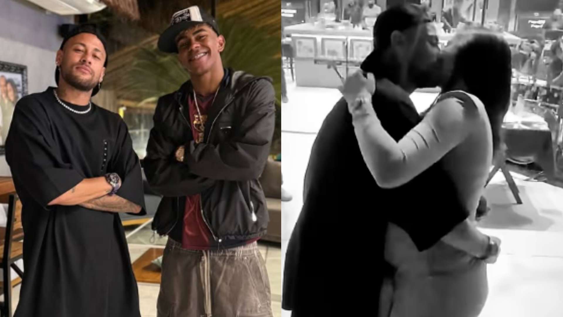 Neymar reunites with pregnant girlfriend after visit from Yamal  