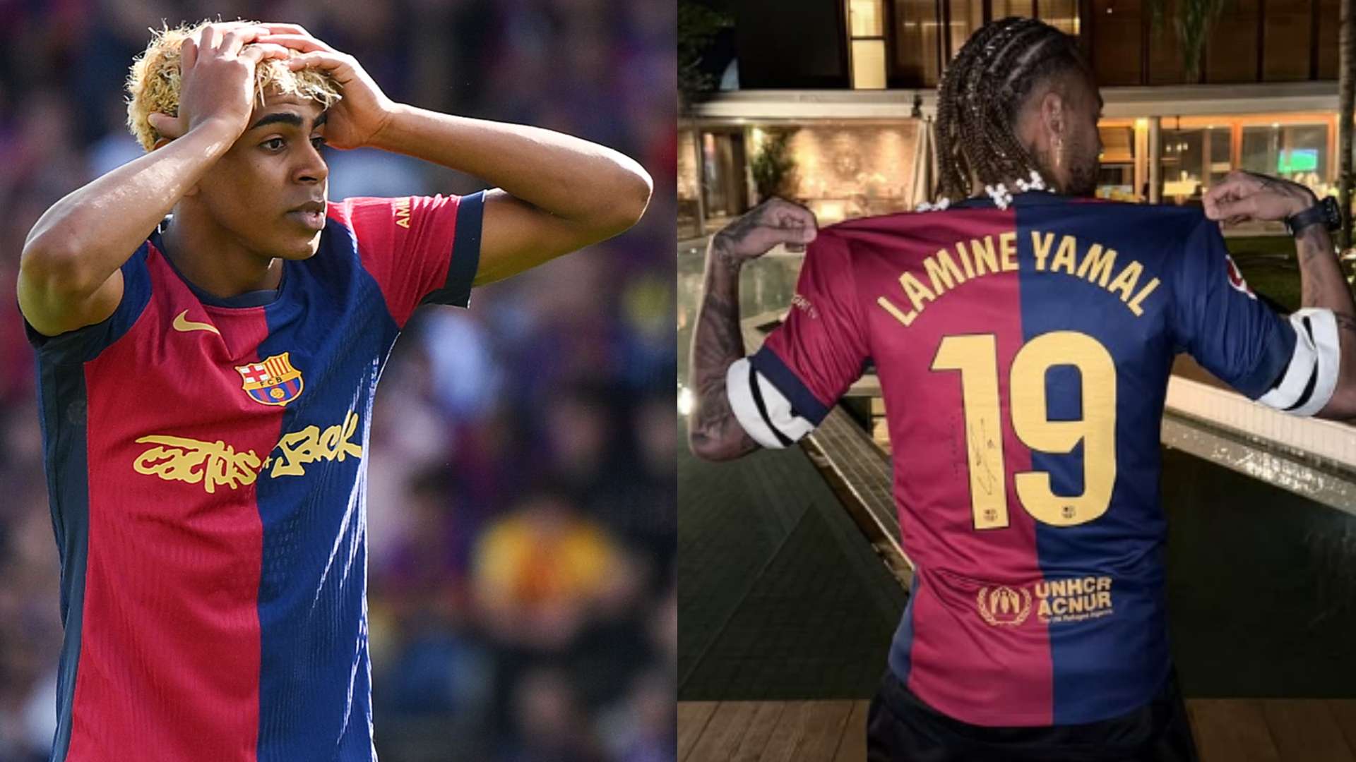 'Mom, look' - Yamal bursts with pride as Neymar dons Barca shirt  