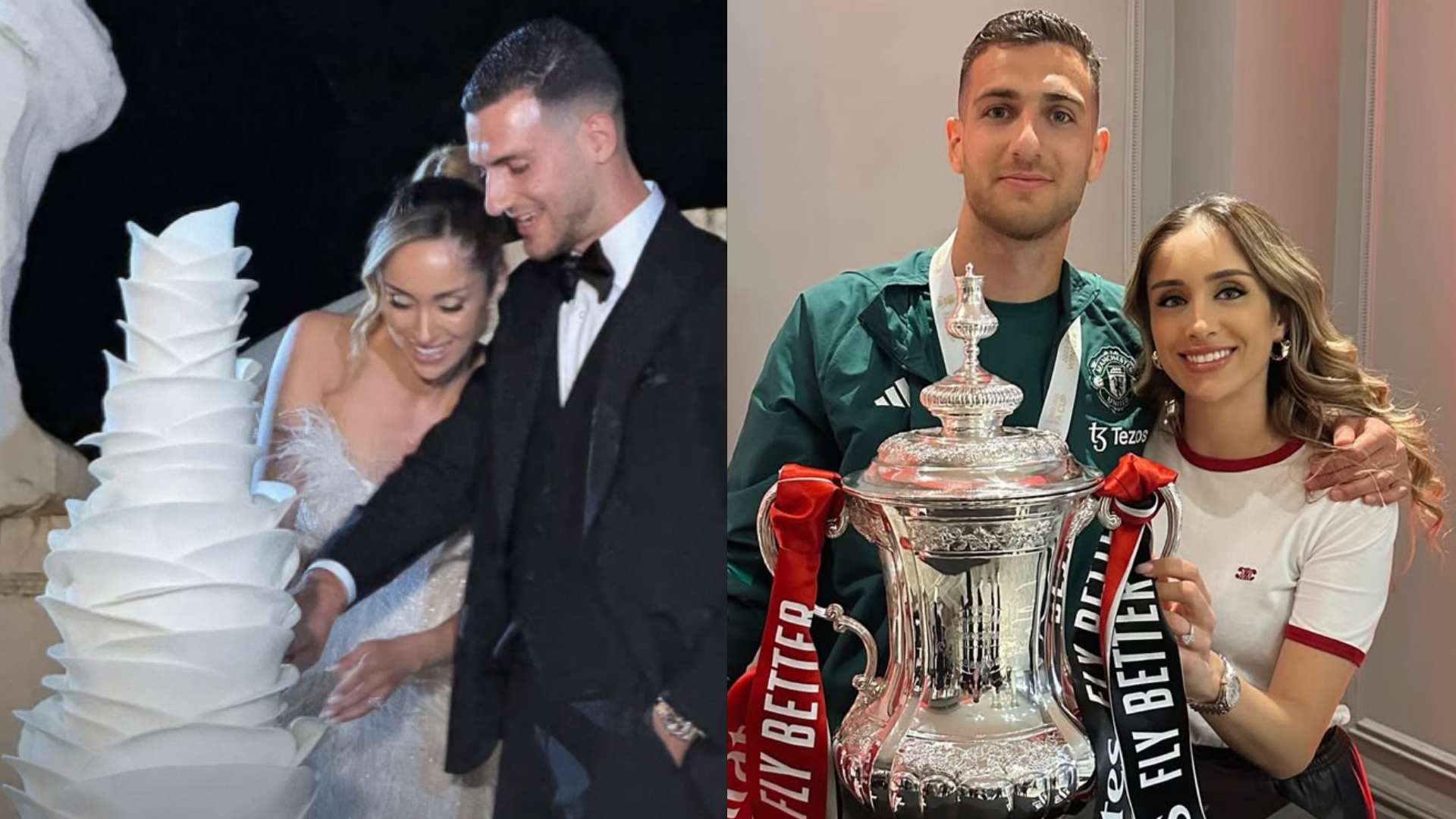 Dalot ties the knot with partner Claudia Lopes in lavish wedding  